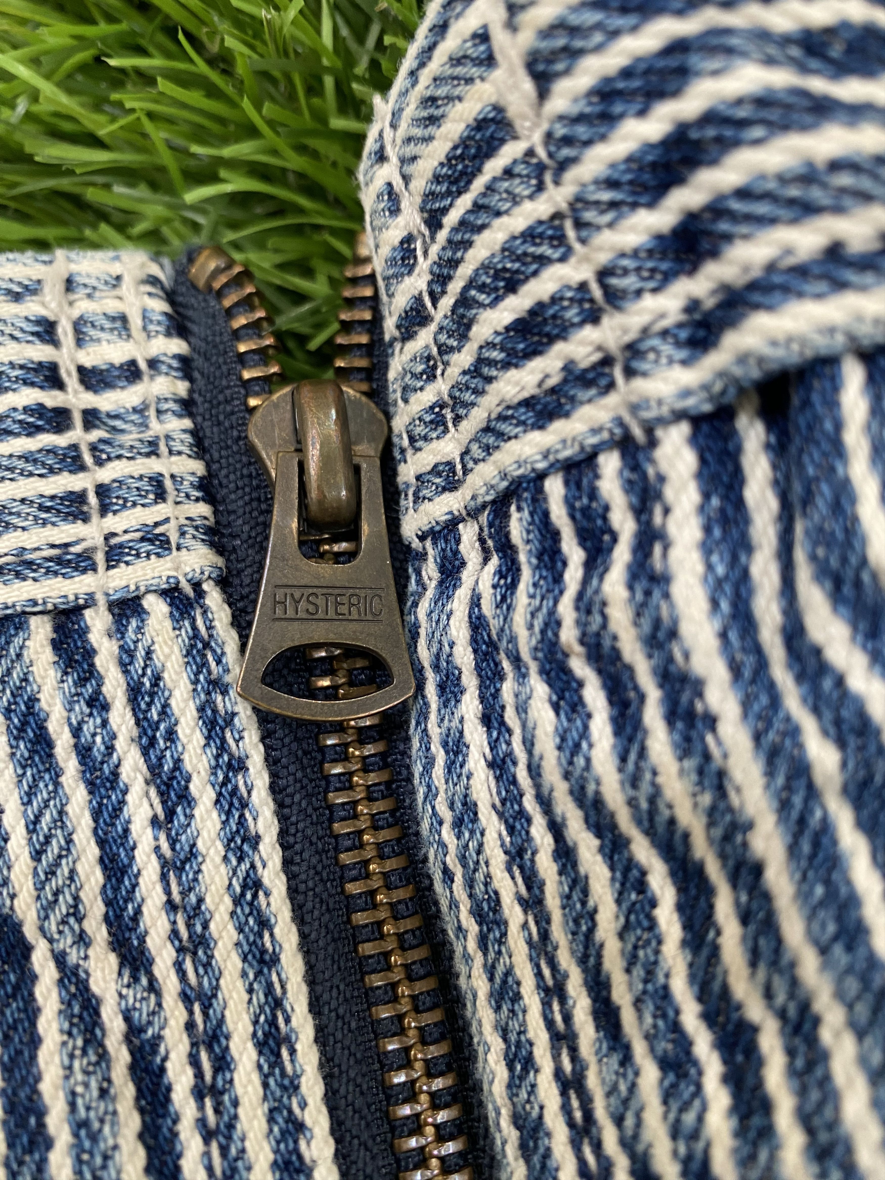 Hysteric Glamour Vintage Hysteric Glamour Hickory Overall Striped Workwear Size US 31 - 7 Thumbnail