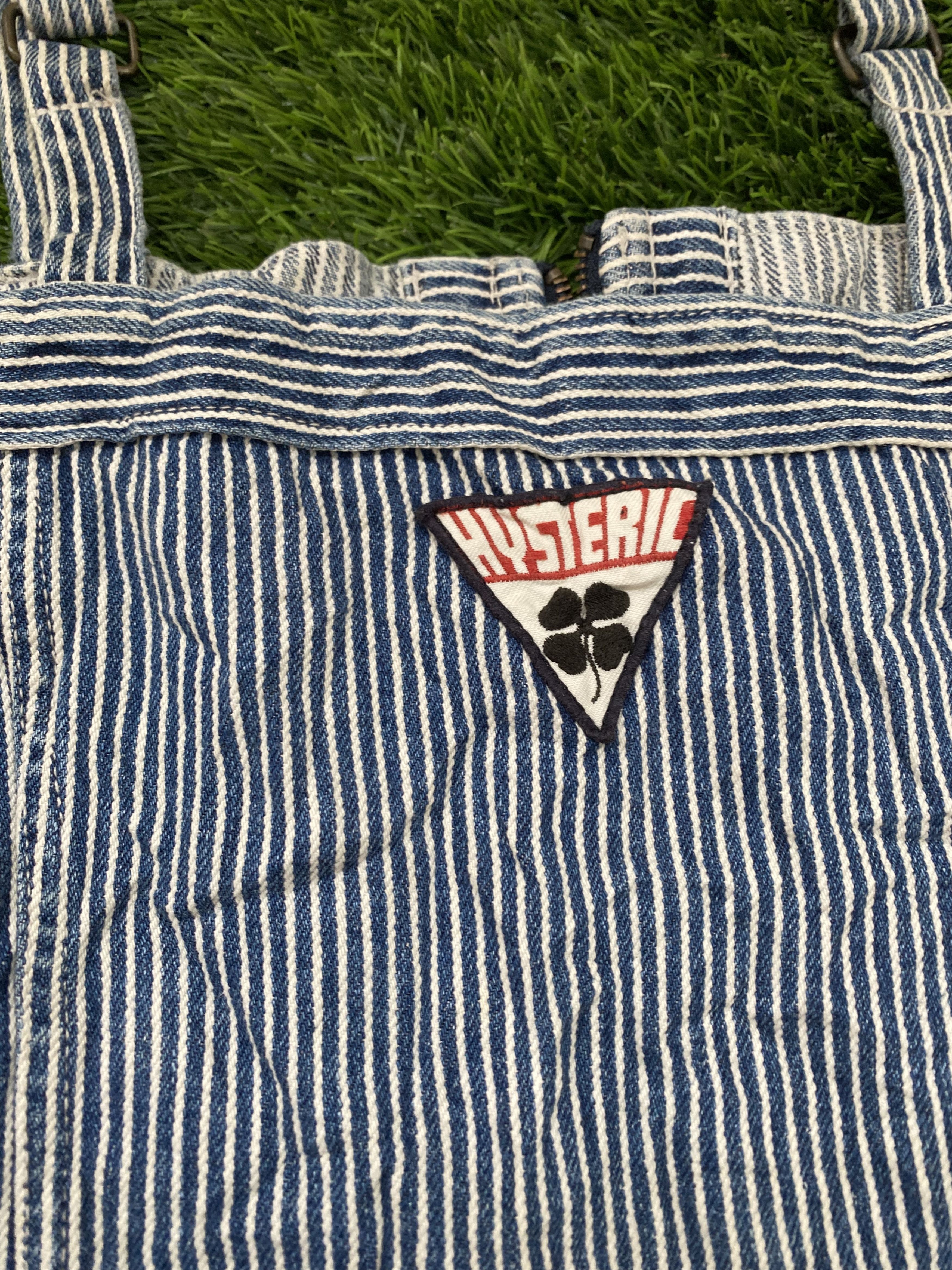 Hysteric Glamour Vintage Hysteric Glamour Hickory Overall Striped Workwear Size US 31 - 4 Thumbnail