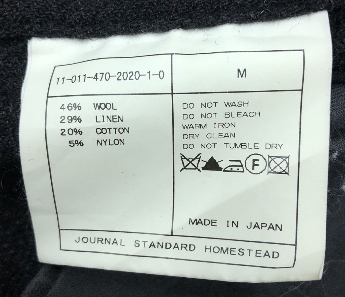 J.S. Homestead JOURNAL STANDARD HOMESTEAD MADE IN JAPAN JACKET Size US M / EU 48-50 / 2 - 14 Thumbnail