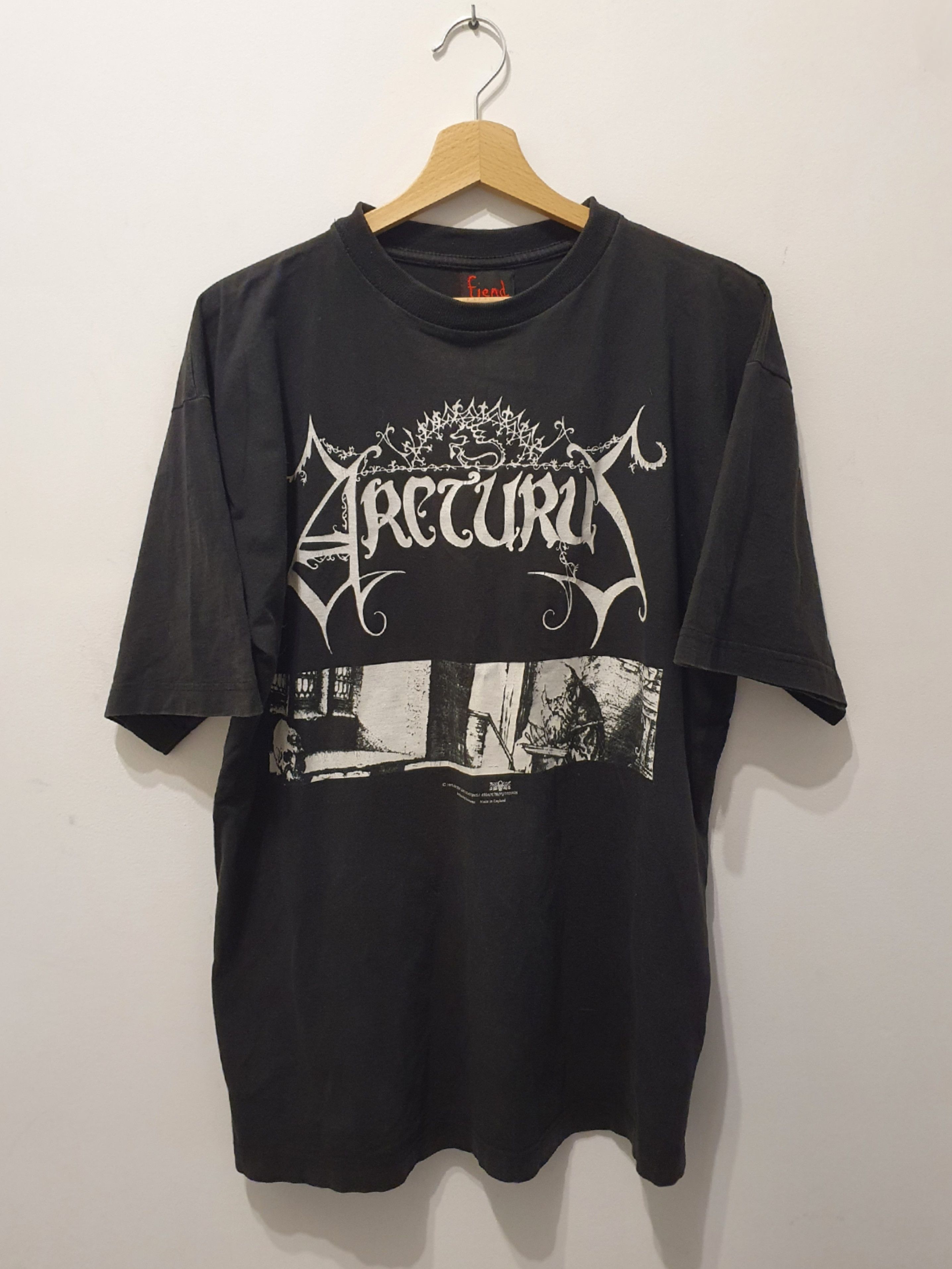 Band Tees × Vintage Vintage 1997 arcturus fall rise aspera hiems ...