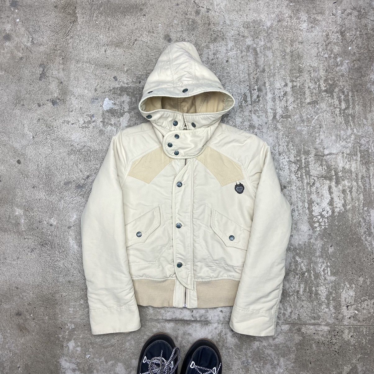 Diesel DIESEL MASK HOODED ARCHIVE MULTIPOCKET BOMBER JACKET № 2024 Size L / US 10 / IT 46 - 1 Thumbnail