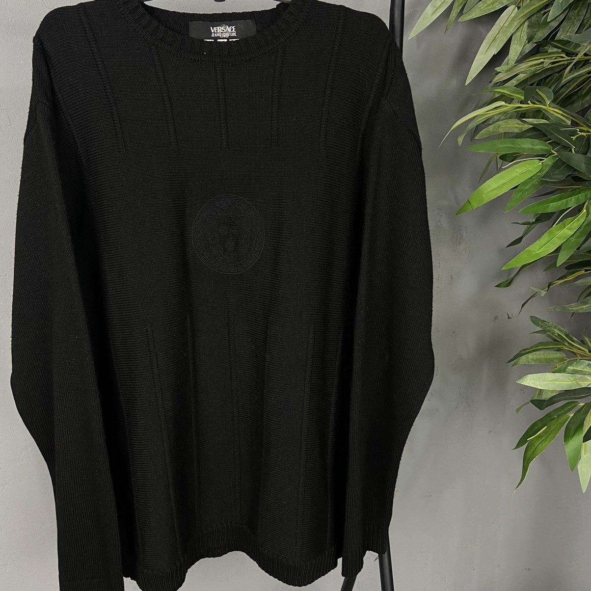 Versace VERSACE KNIT + PRINTED BIG LOGO + EMBROIDERED MINI LOGO Size US M / EU 48-50 / 2 - 4 Thumbnail