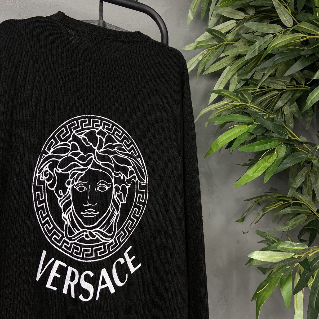 Versace VERSACE KNIT + PRINTED BIG LOGO + EMBROIDERED MINI LOGO Size US M / EU 48-50 / 2 - 5 Thumbnail