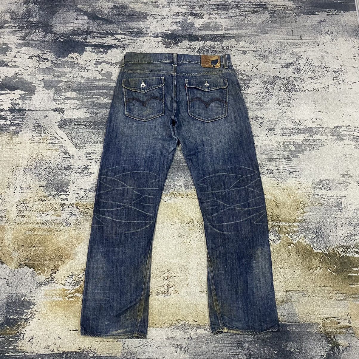 Levi's Vintage Clothing Vintage Levis 514 HoneyComb Stain Denim Jeans Size US 34 / EU 50 - 1 Thumbnail