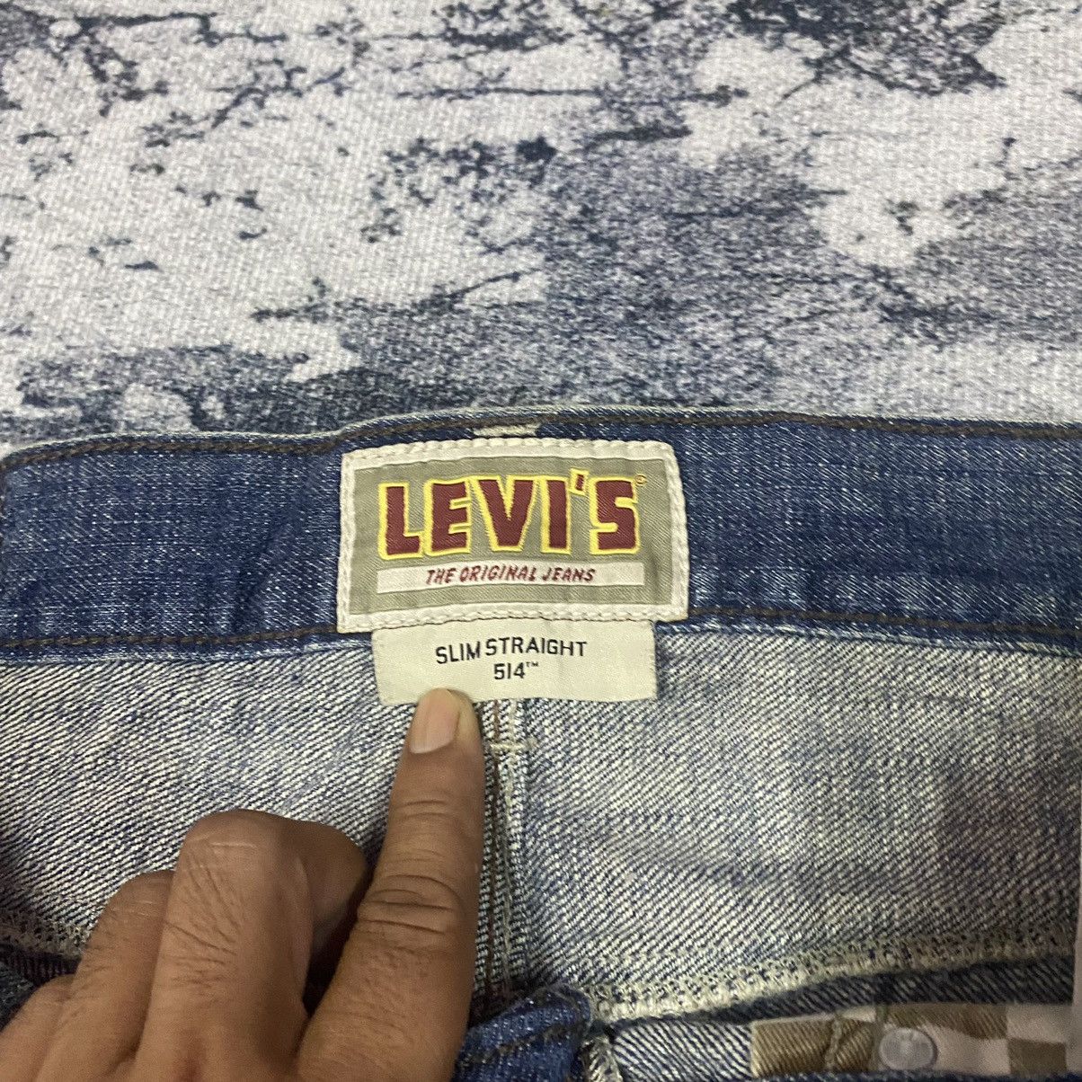 Levi's Vintage Clothing Vintage Levis 514 HoneyComb Stain Denim Jeans Size US 34 / EU 50 - 7 Thumbnail