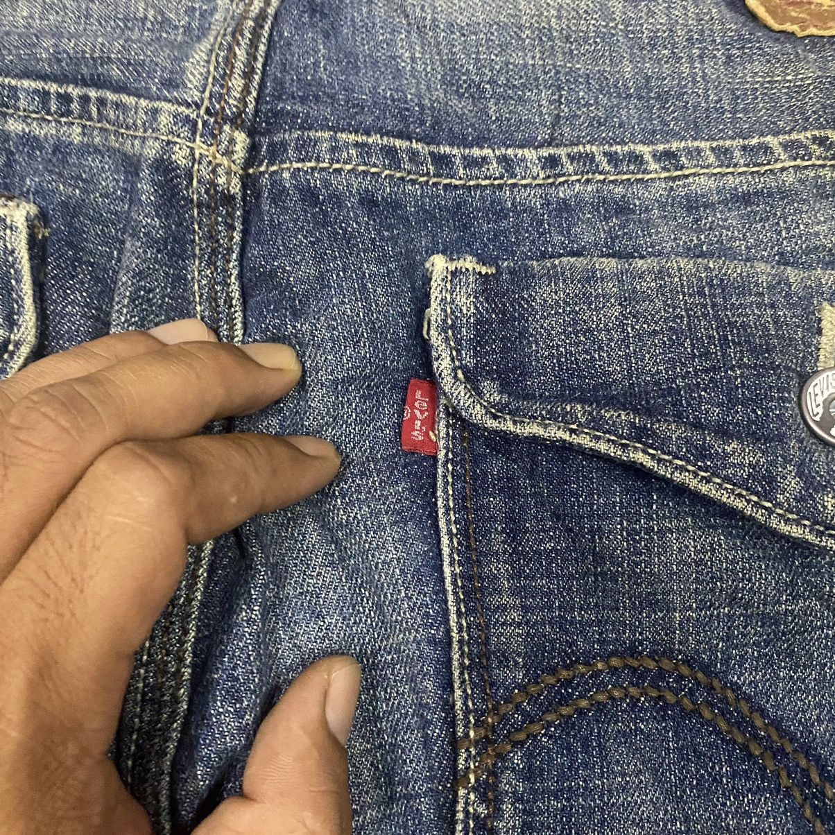 Levi's Vintage Clothing Vintage Levis 514 HoneyComb Stain Denim Jeans Size US 34 / EU 50 - 15 Thumbnail