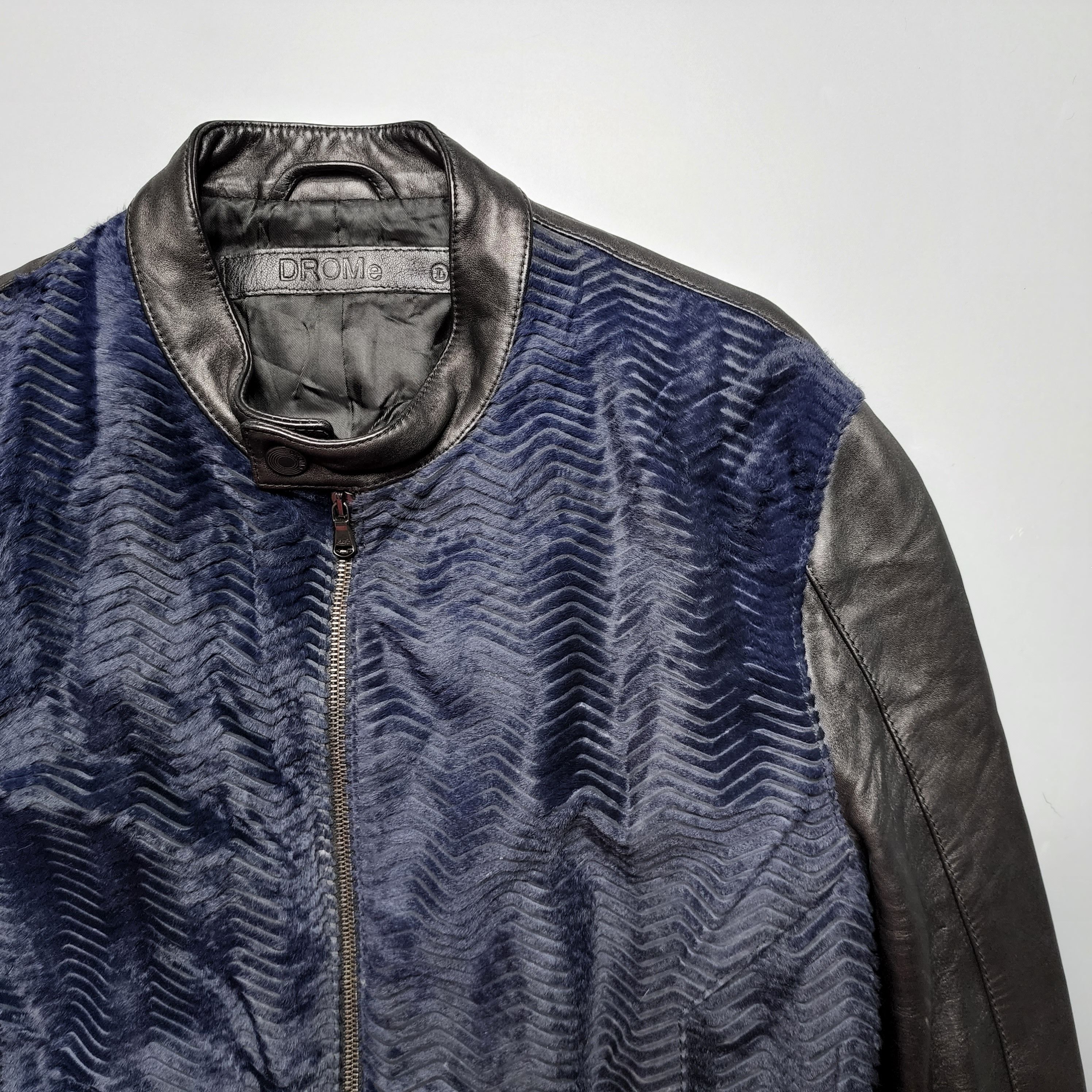 Drome Drome - Guidi Kangaroo Leather Racer Jacket Size US M / EU 48-50 / 2 - 3 Thumbnail