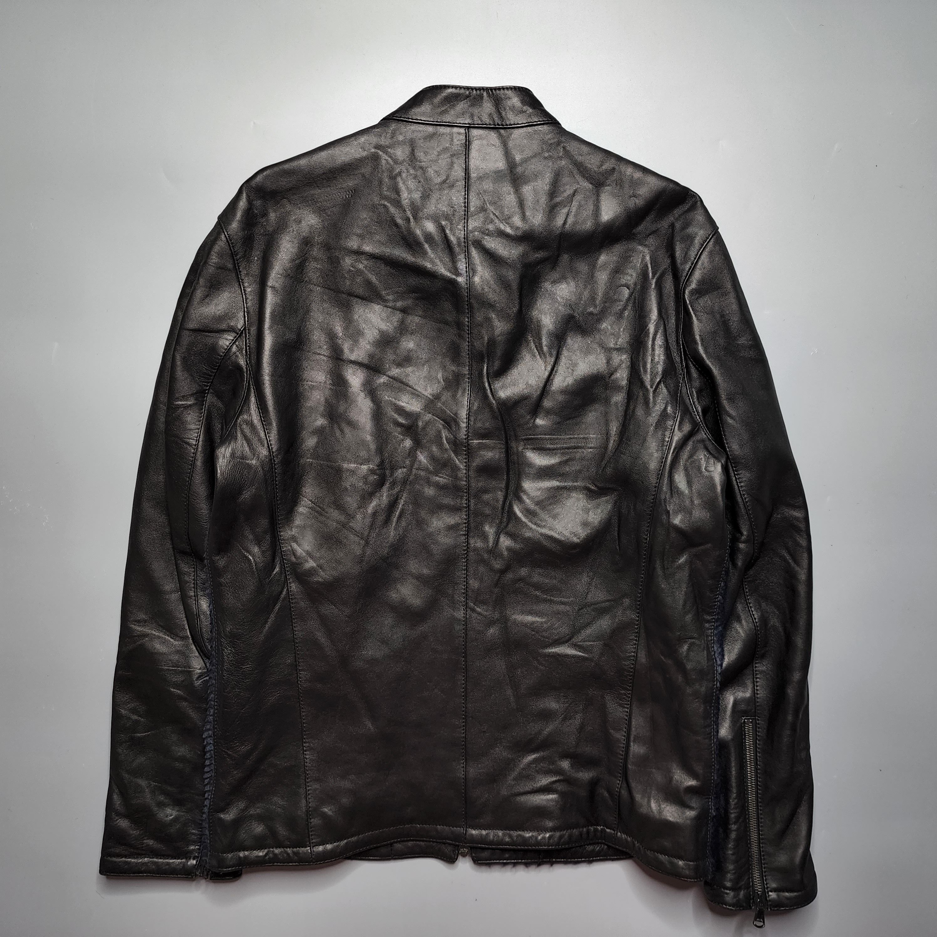Drome Drome - Guidi Kangaroo Leather Racer Jacket Size US M / EU 48-50 / 2 - 2 Thumbnail
