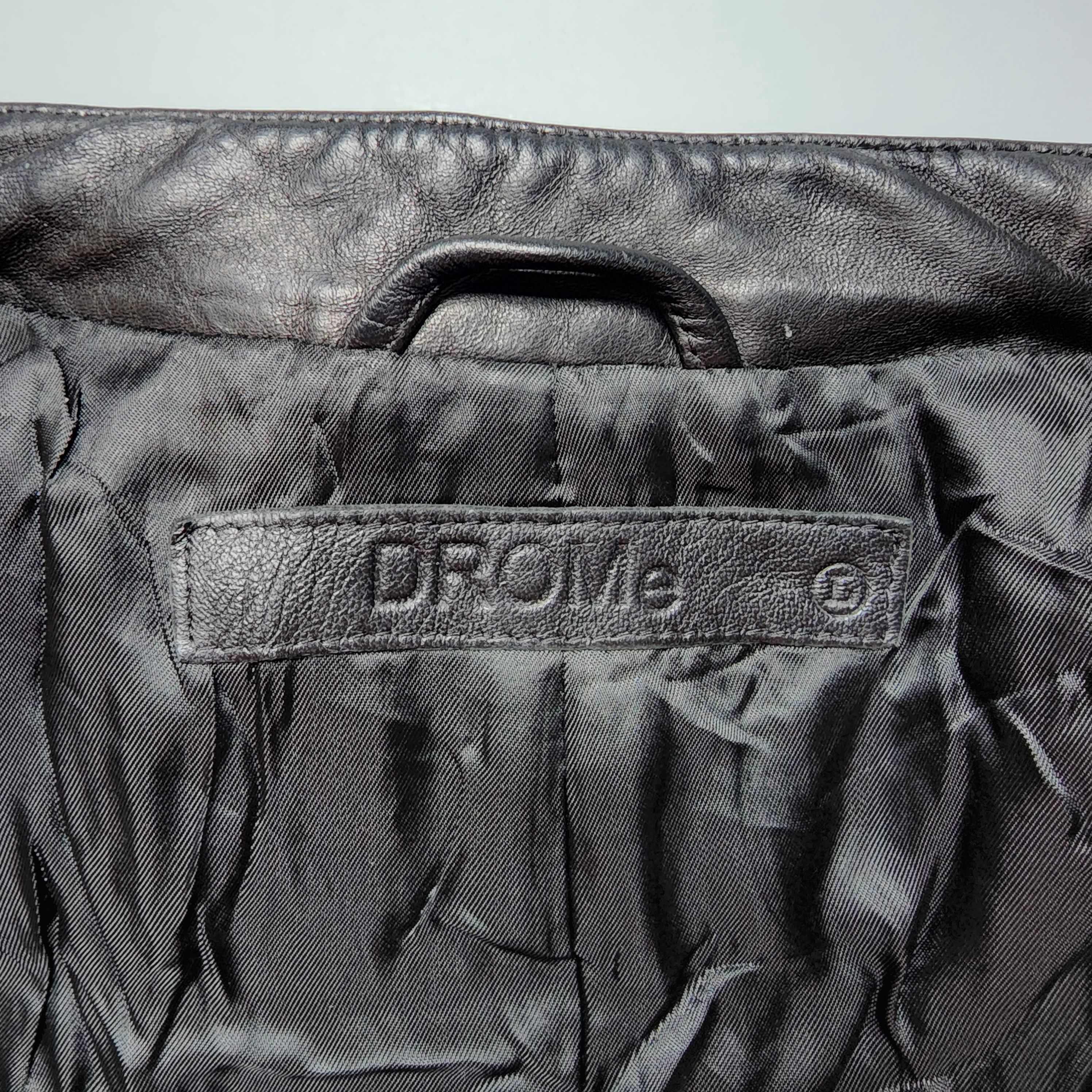Drome Drome - Guidi Kangaroo Leather Racer Jacket Size US M / EU 48-50 / 2 - 5 Thumbnail