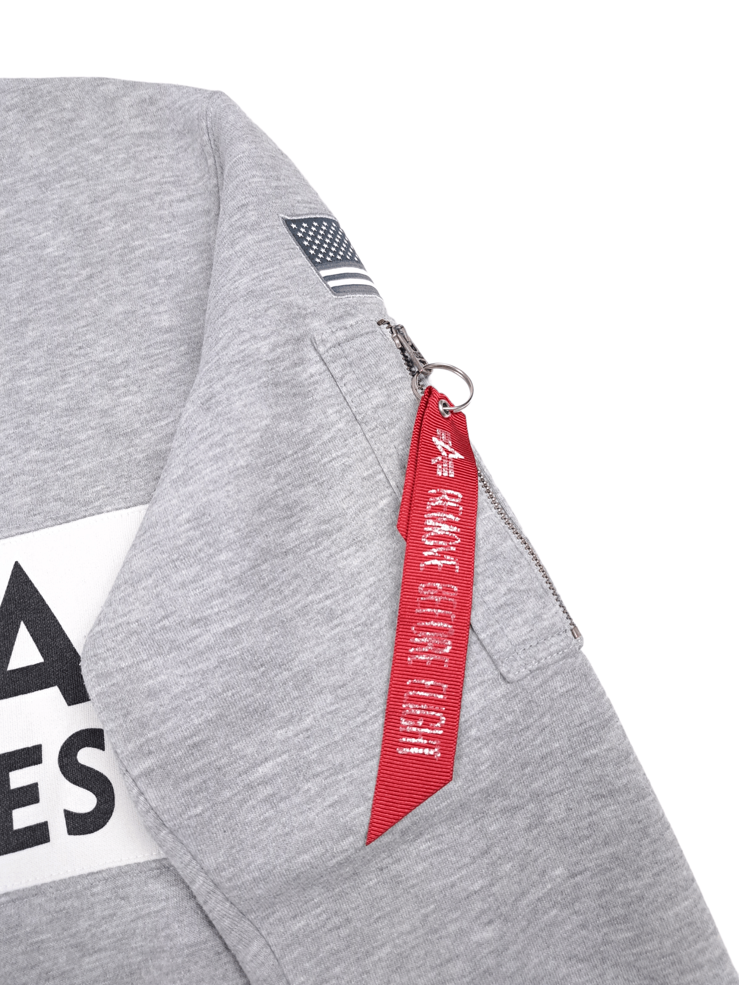 Alpha Industries Alpha Industries Big Logo Gray Sweatshirt Hoodie Crewneck Size US S / EU 44-46 / 1 - 4 Thumbnail