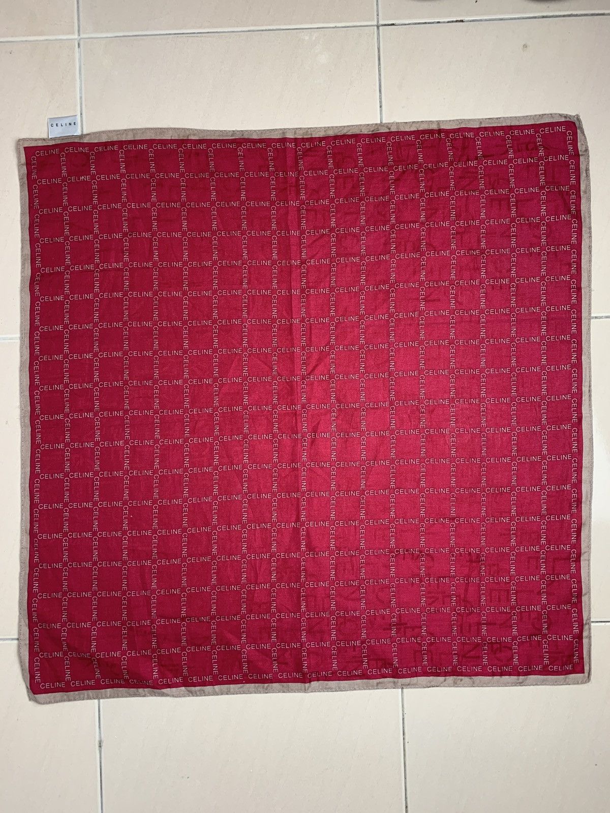 Celine Celine Handkerchief Pocketsquares Size ONE SIZE - 3 Thumbnail