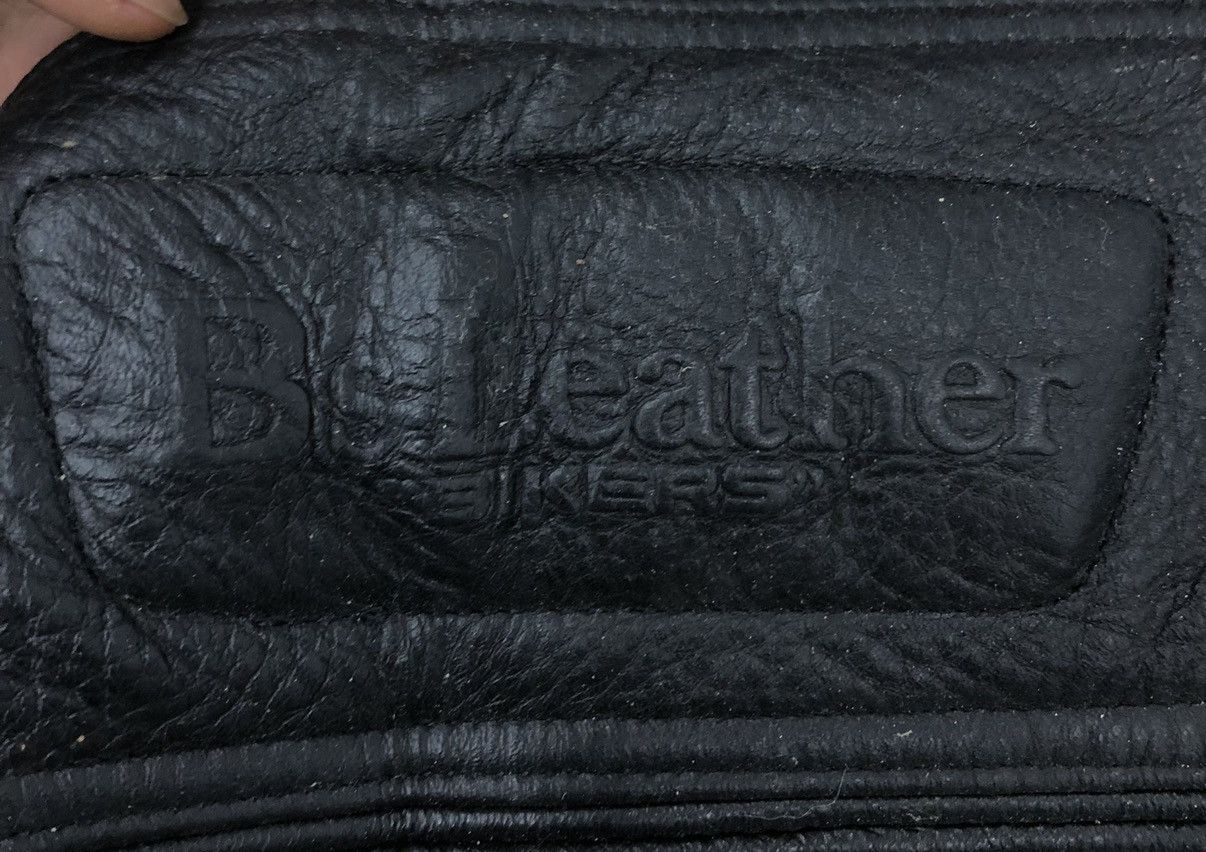 Leather VINTAGE BS LEATHER BIKERS LEATHER PANTS Size US 37 - 10 Thumbnail