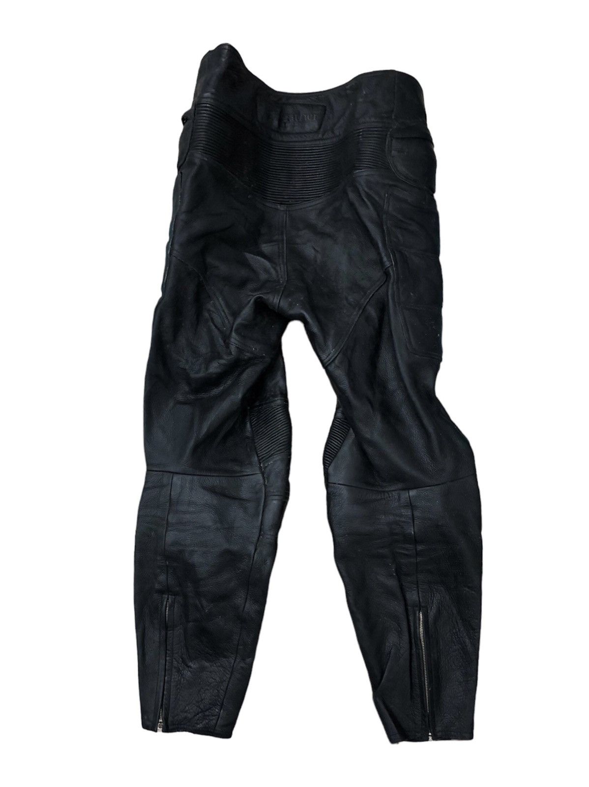 Leather VINTAGE BS LEATHER BIKERS LEATHER PANTS Size US 37 - 2 Thumbnail