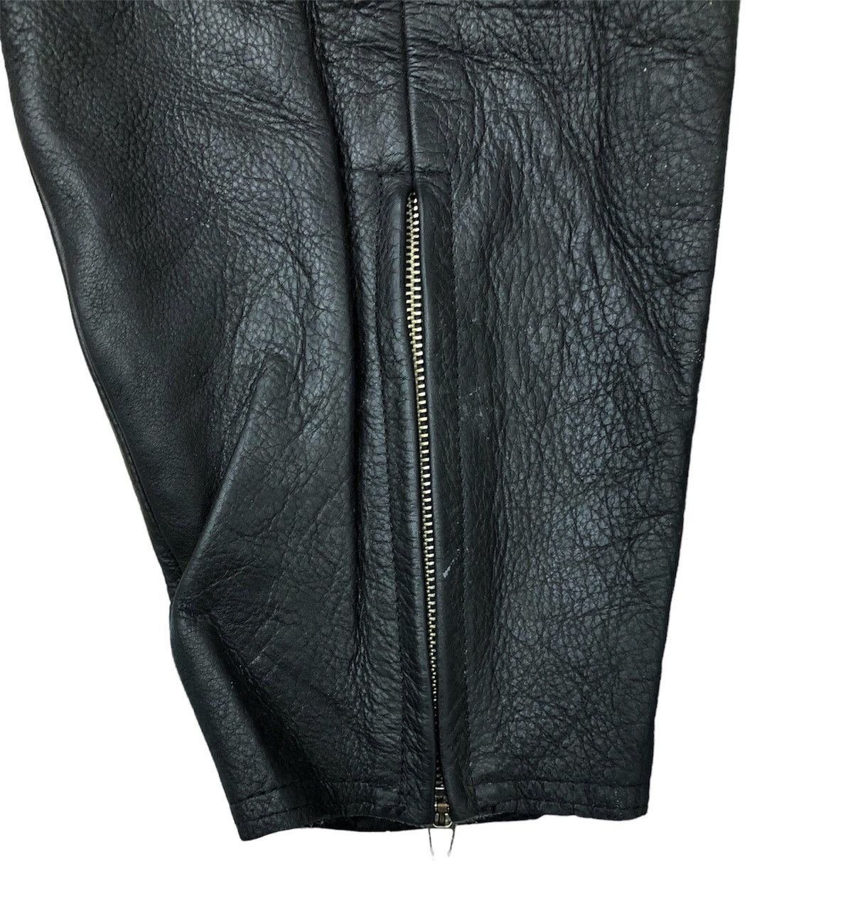 Leather VINTAGE BS LEATHER BIKERS LEATHER PANTS Size US 37 - 8 Thumbnail