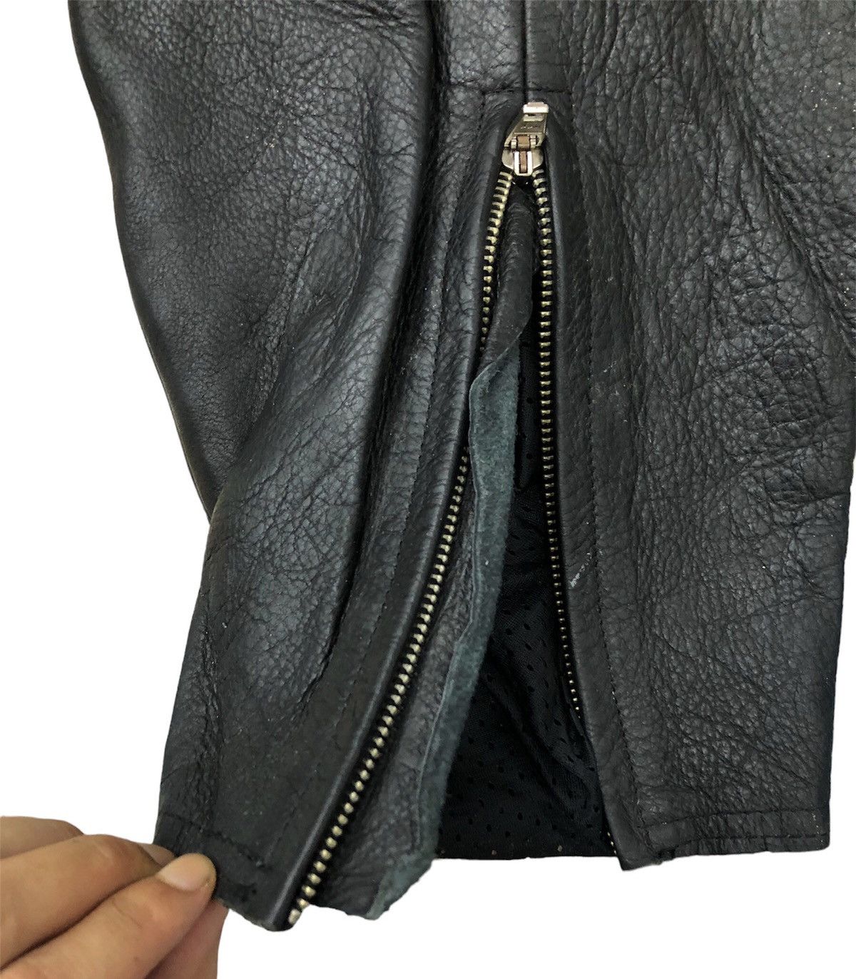 Leather VINTAGE BS LEATHER BIKERS LEATHER PANTS Size US 37 - 9 Thumbnail