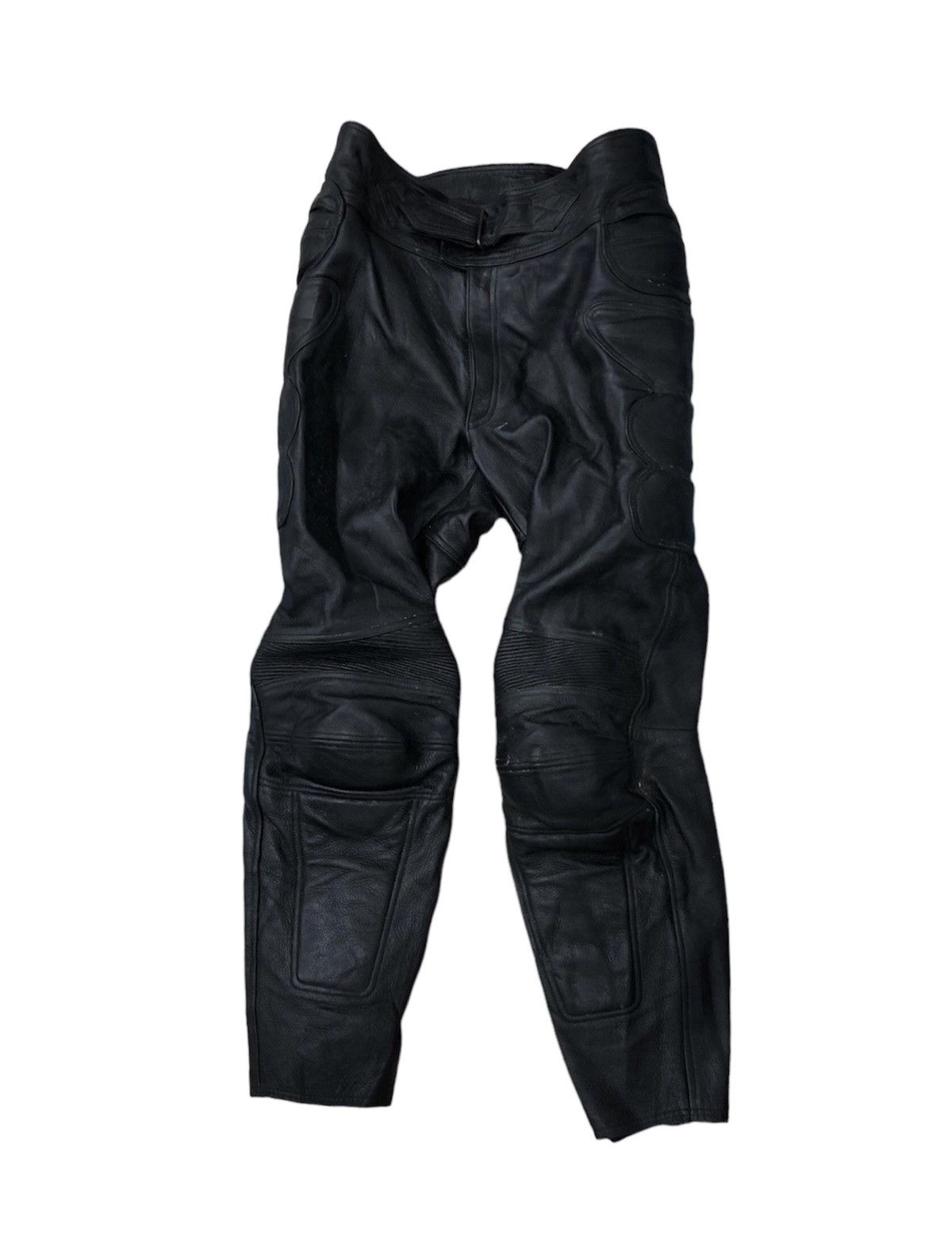 Leather VINTAGE BS LEATHER BIKERS LEATHER PANTS Size US 37 - 1 Thumbnail