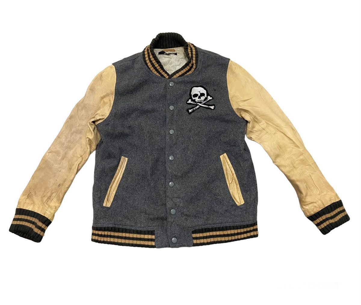 Johnbull Vintage 90’s John Bull Skulls Varsity Size US M / EU 48-50 / 2 - 2 Thumbnail