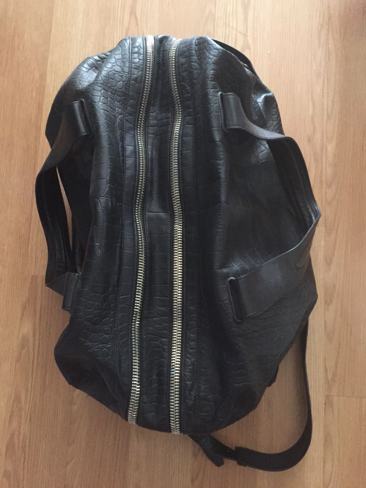 Alexander Wang Croc Embossed Leather Duffle Bag Size ONE SIZE - 2 Thumbnail
