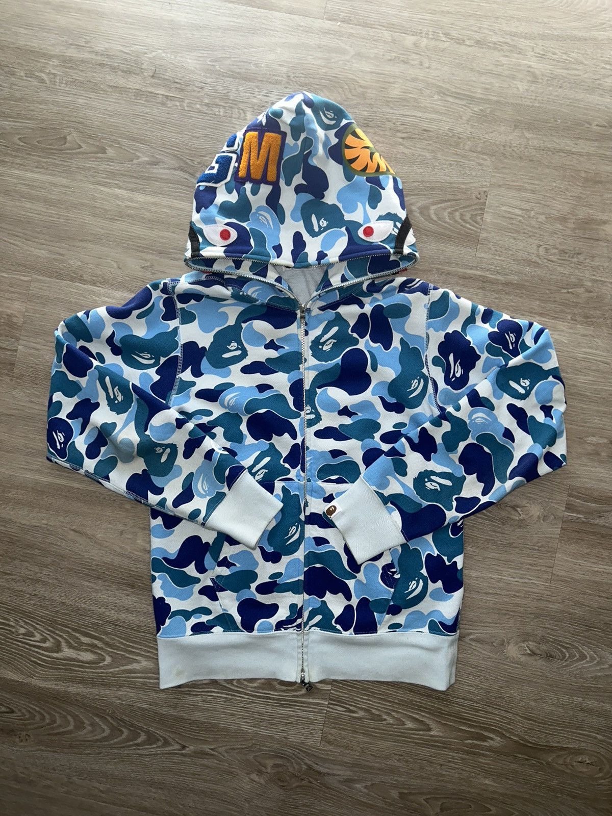 BAPE ABC CAMO SHARK FULL ZIP HOODIE