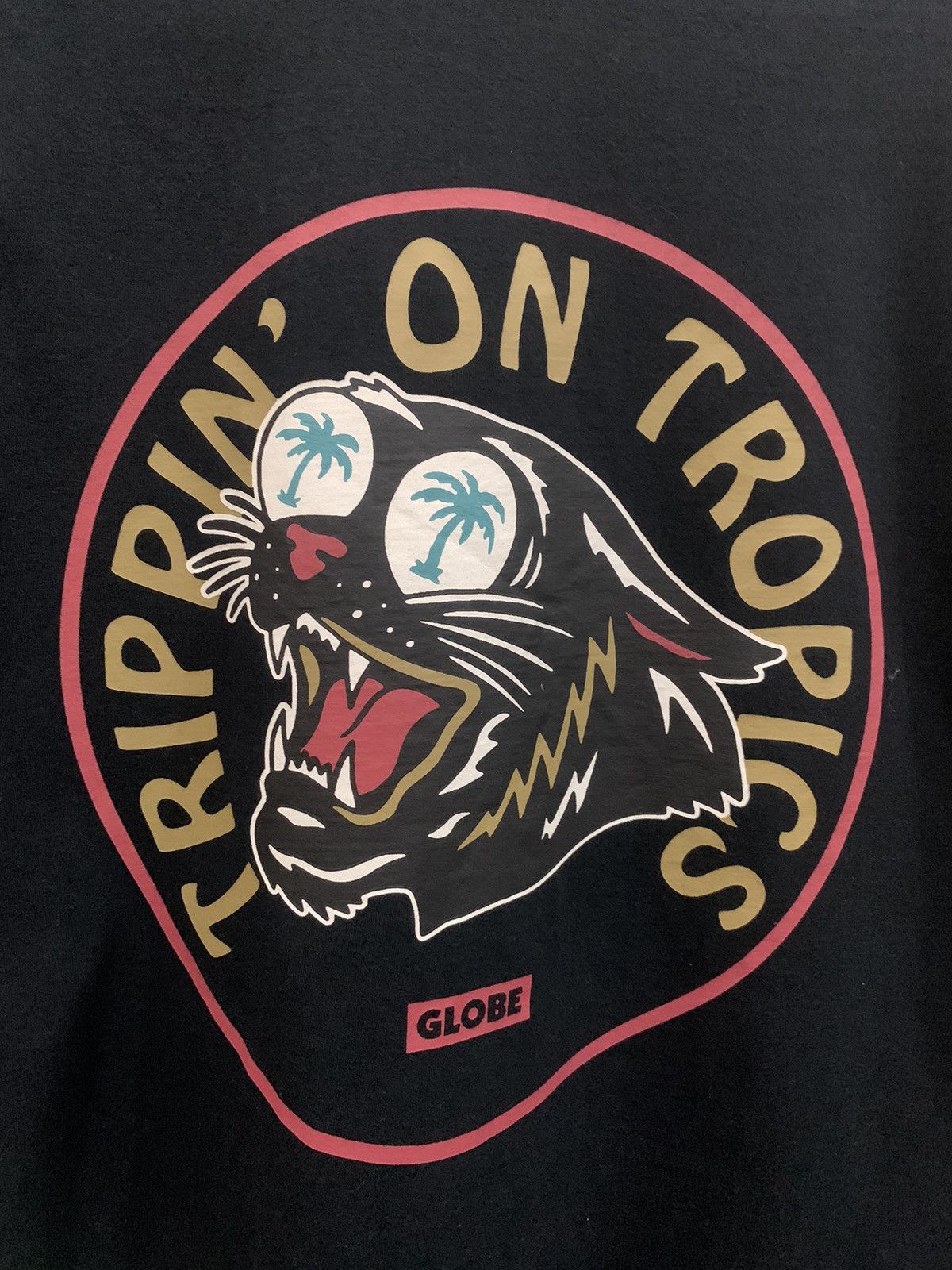 Globe Globe “Trippin’ On Tropics” Black Tee Size US M / EU 48-50 / 2 - 3 Thumbnail