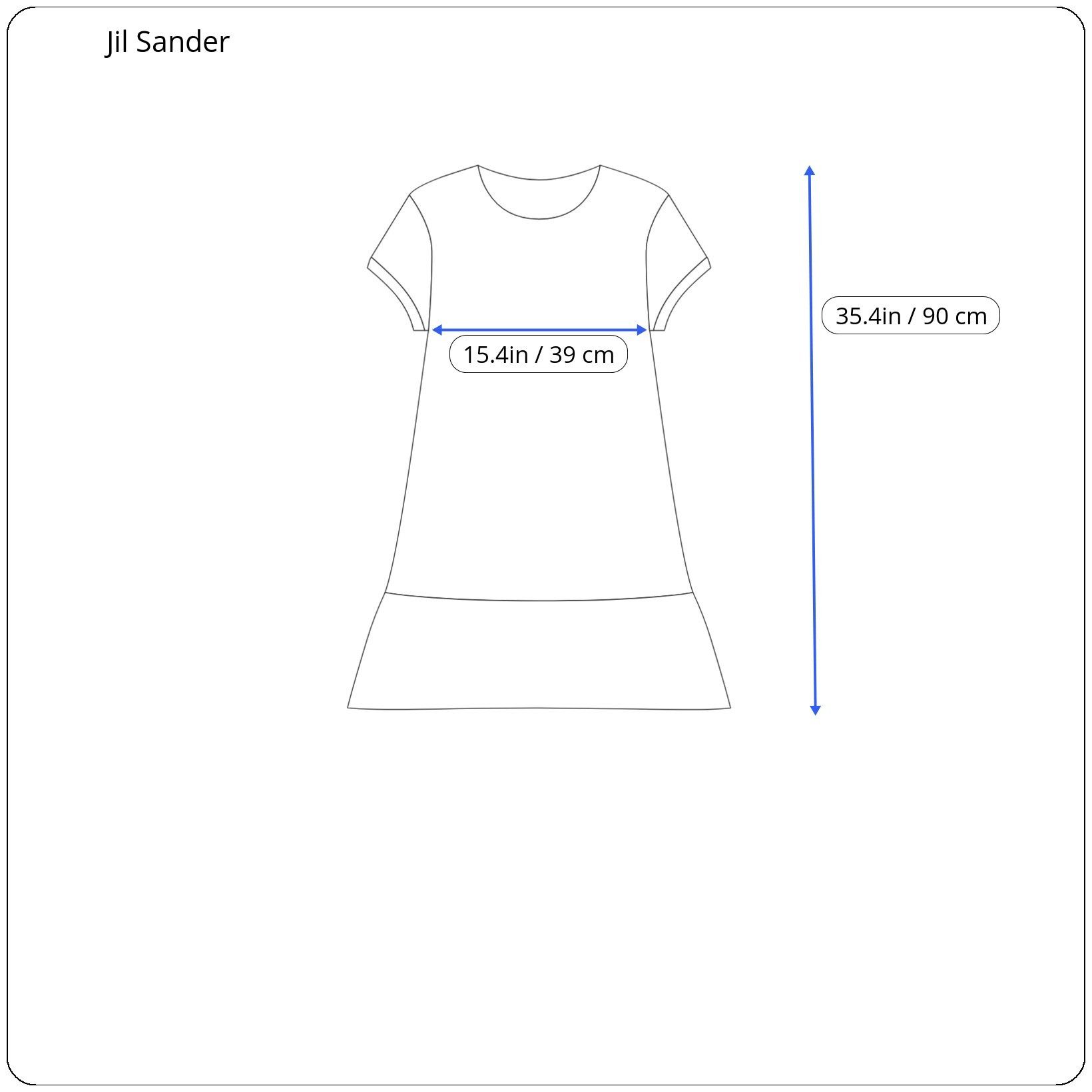 Jil Sander ⚡️QUICK SALE⚡️Jil Sander Black & Blue A-Line Button-up Dress Size XS / US 0-2 / IT 36-38 - 6 Thumbnail