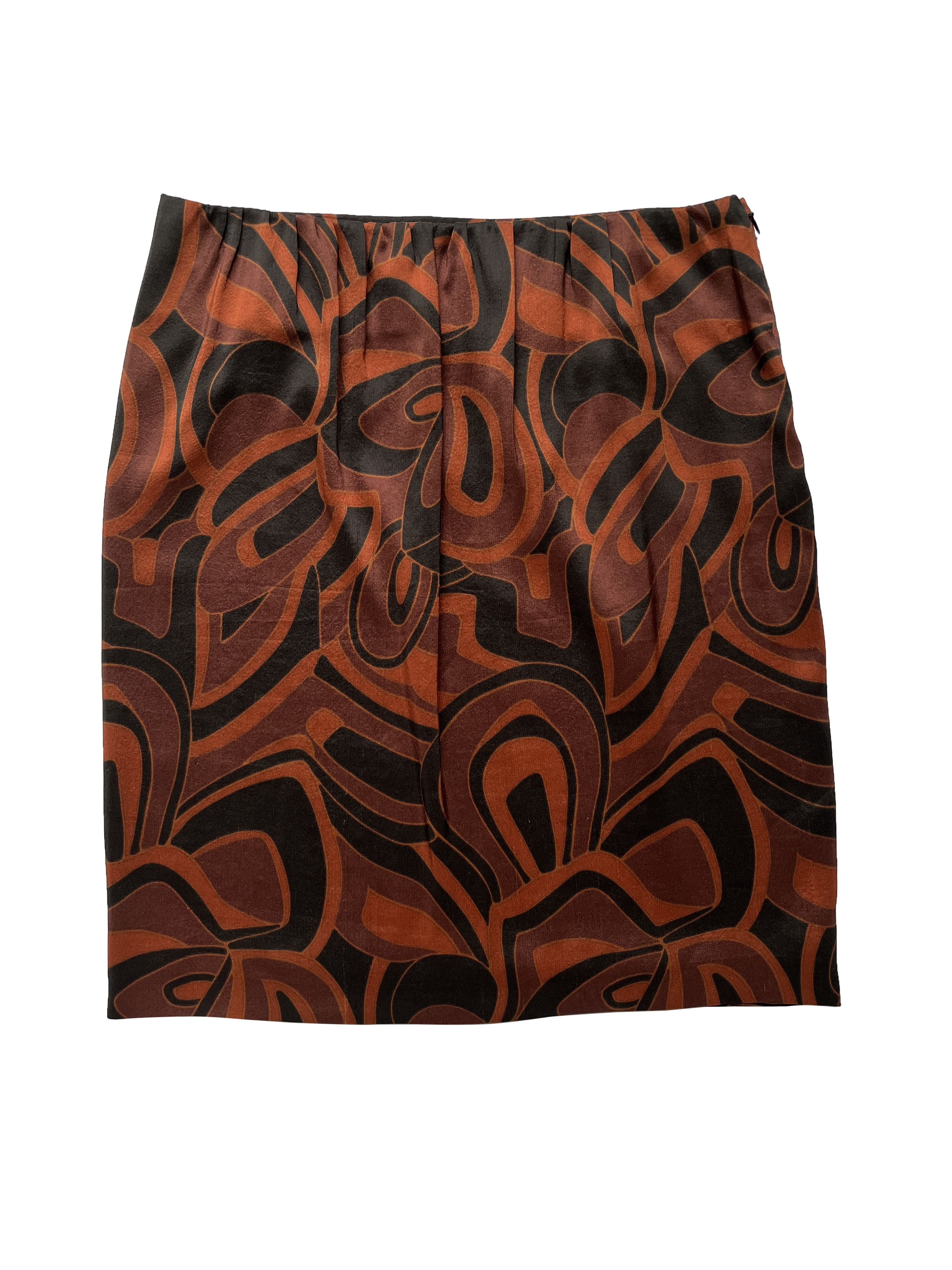 Dries Van Noten ⚡️QUICK SALE⚡️Dries Van Noten Silk Patterned Skirt Size 27" / US 4 / IT 40 - 2 Thumbnail