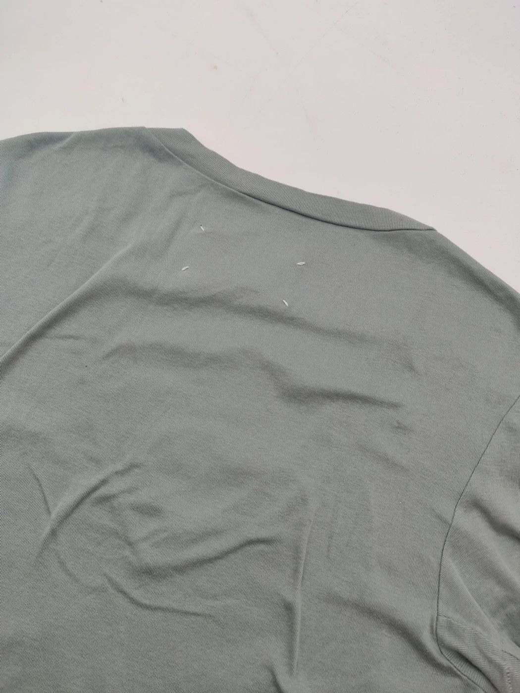 Maison Margiela ⚡️QUICK SALE⚡️2004 Maison Margiela Green V-neck Tshirt Size S / US 4 / IT 40 - 3 Thumbnail