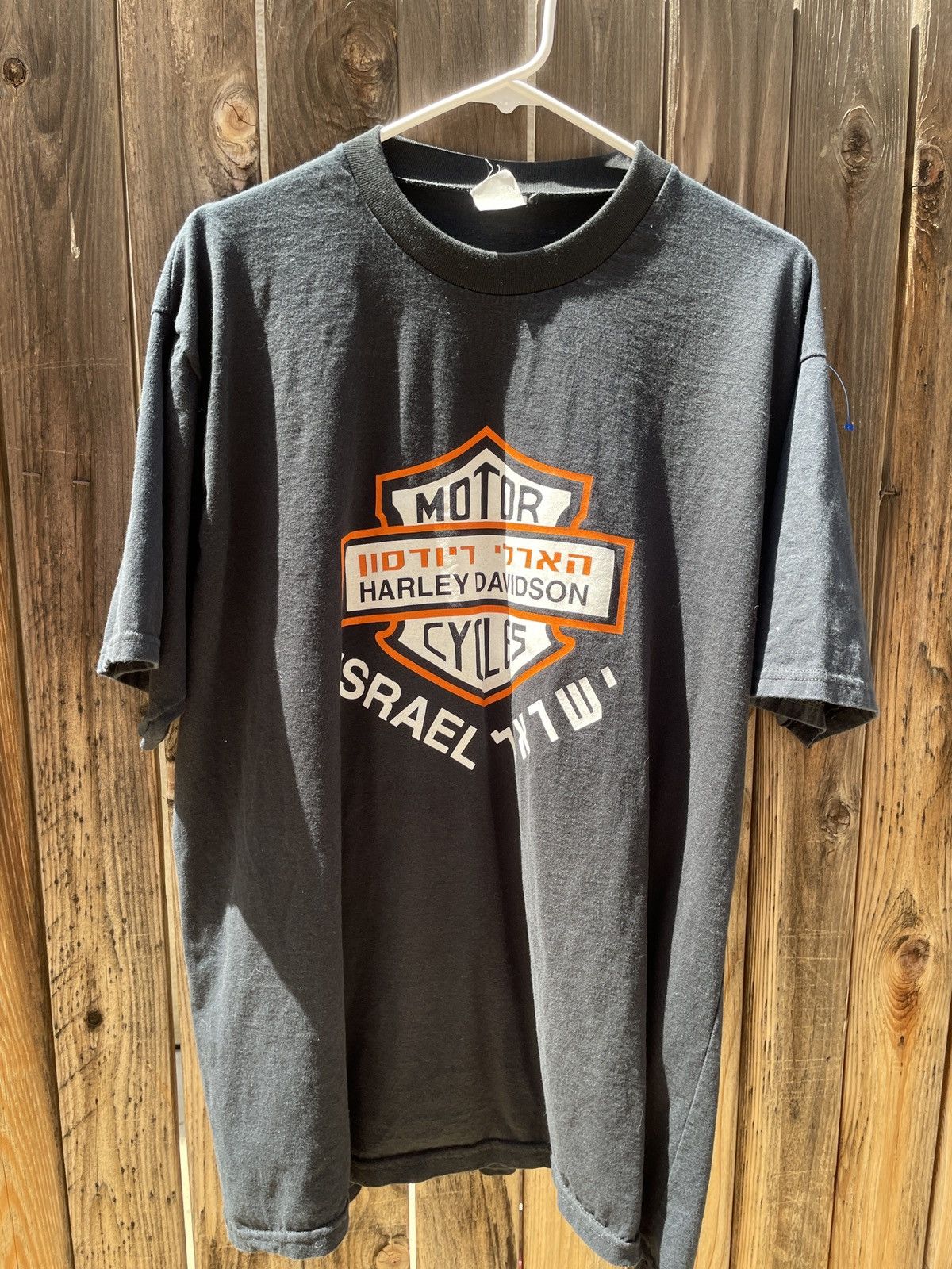 Harley Davidson Thunder And Lightning Israel T-Shirt
