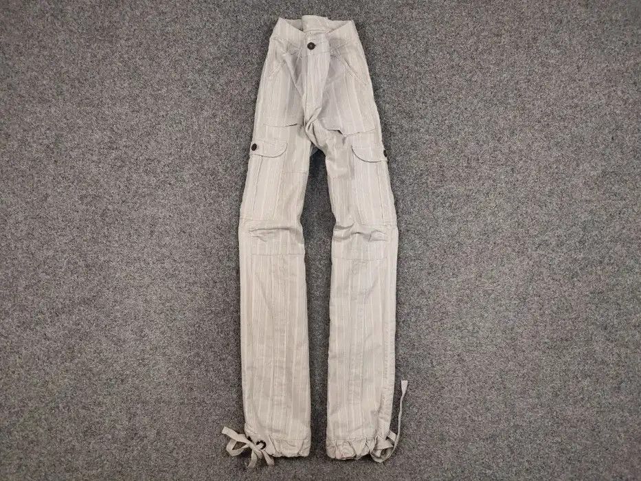Japanese Brand Vintage 90's Japanese Bondage Zip Bootcut Gray Cargo Pants Size 27" / US 4 / IT 40 - 1 Thumbnail