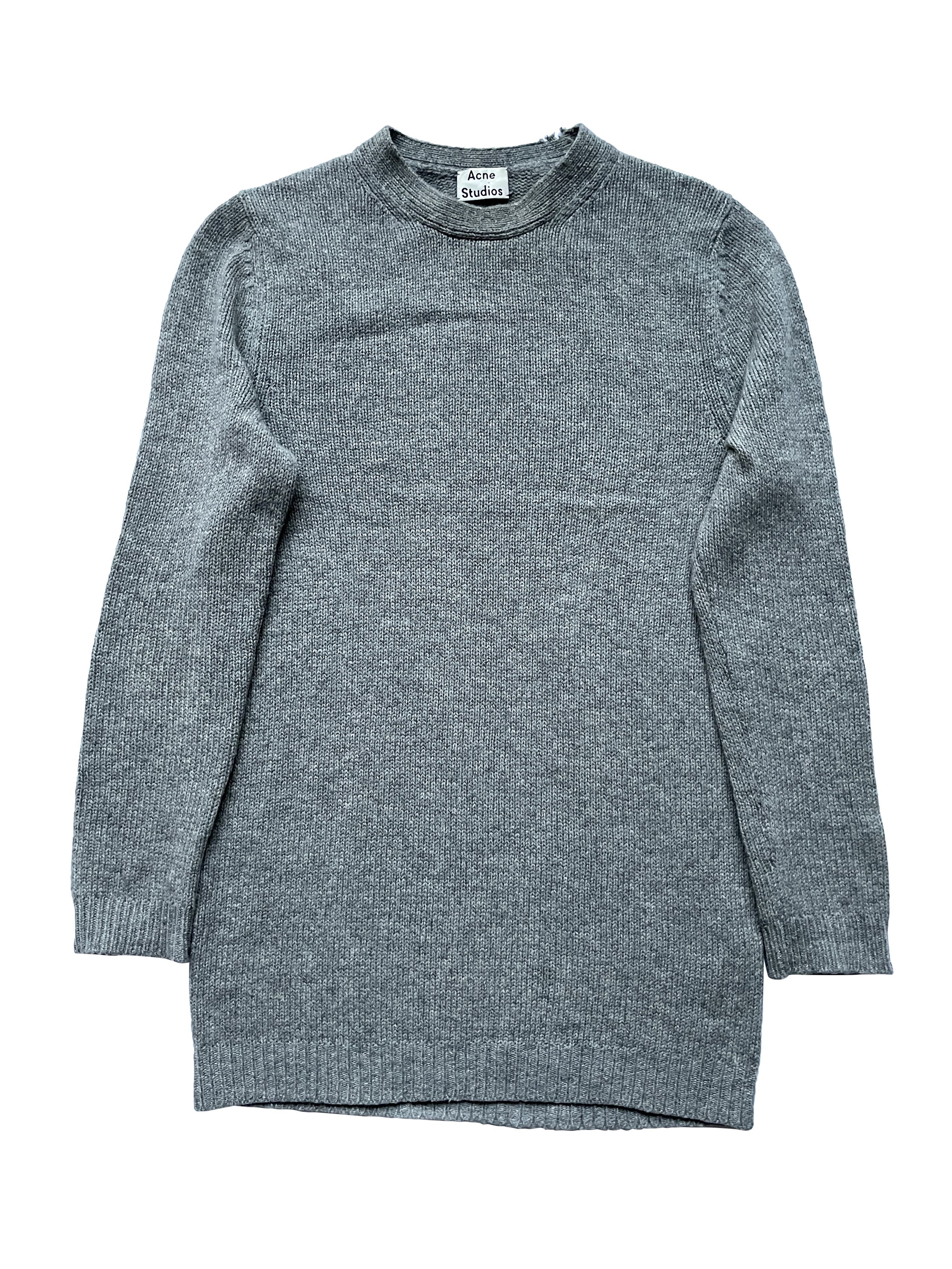 Acne Studios ⚡️QUICK SALE⚡️2014 Acne Studios Oversized Grey Sweater Size US M / EU 48-50 / 2 - 1 Thumbnail