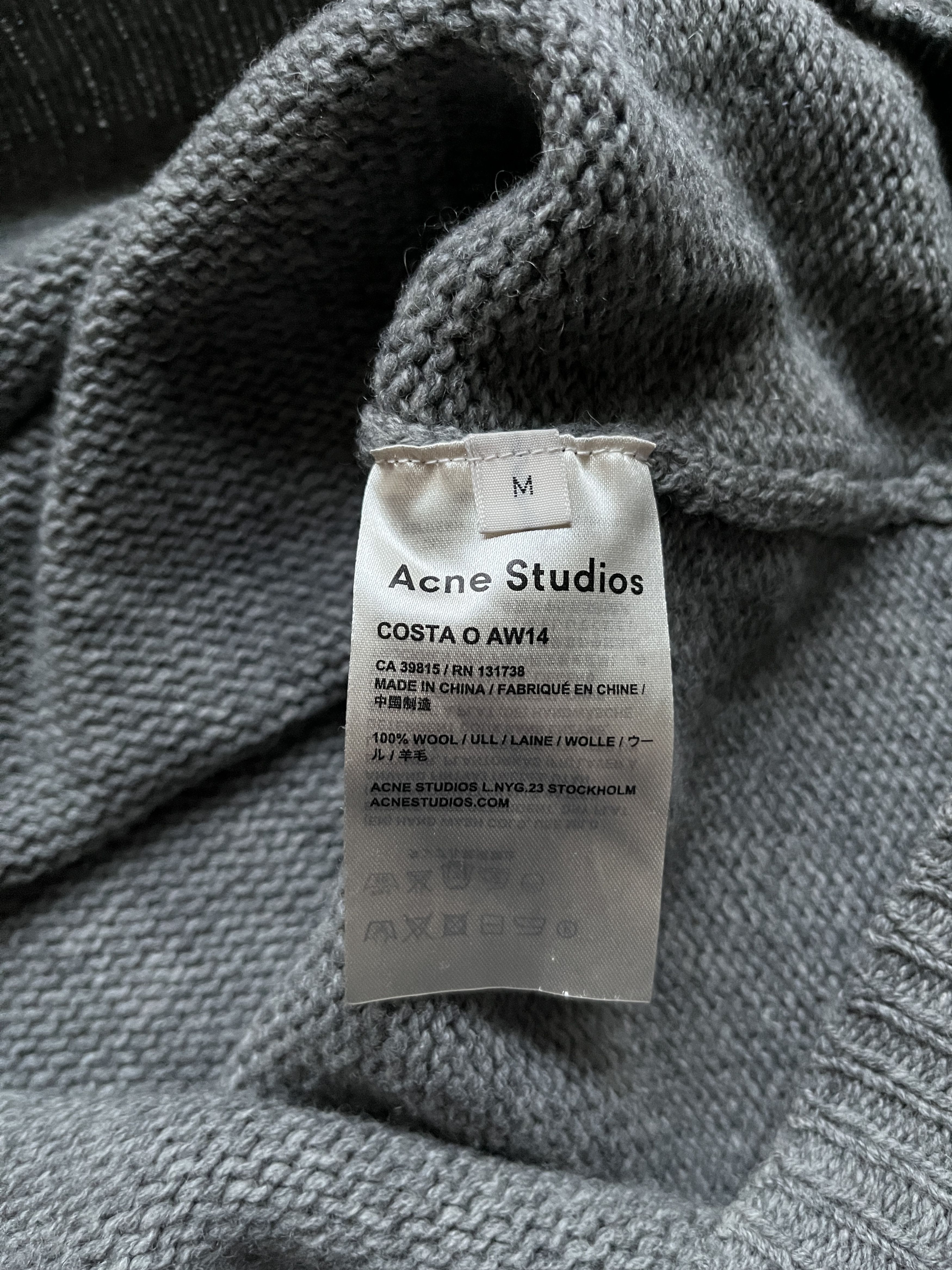 Acne Studios ⚡️QUICK SALE⚡️2014 Acne Studios Oversized Grey Sweater Size US M / EU 48-50 / 2 - 5 Thumbnail