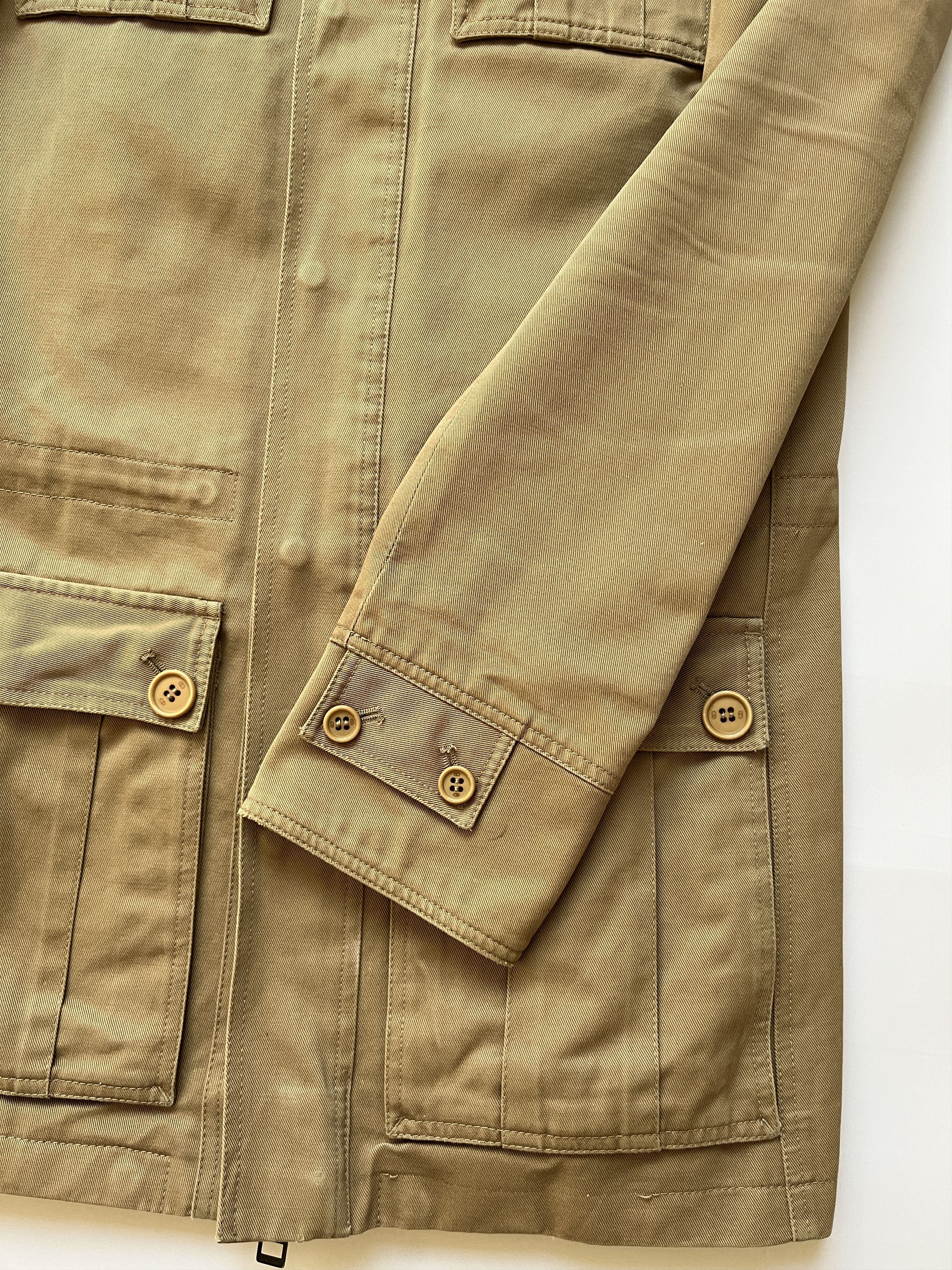 Dior × Hedi Slimane ⚡️QUICK SALE⚡️Dior Hedi Slimane Beige Hooded Safari Jacket Size US S / EU 44-46 / 1 - 6 Thumbnail