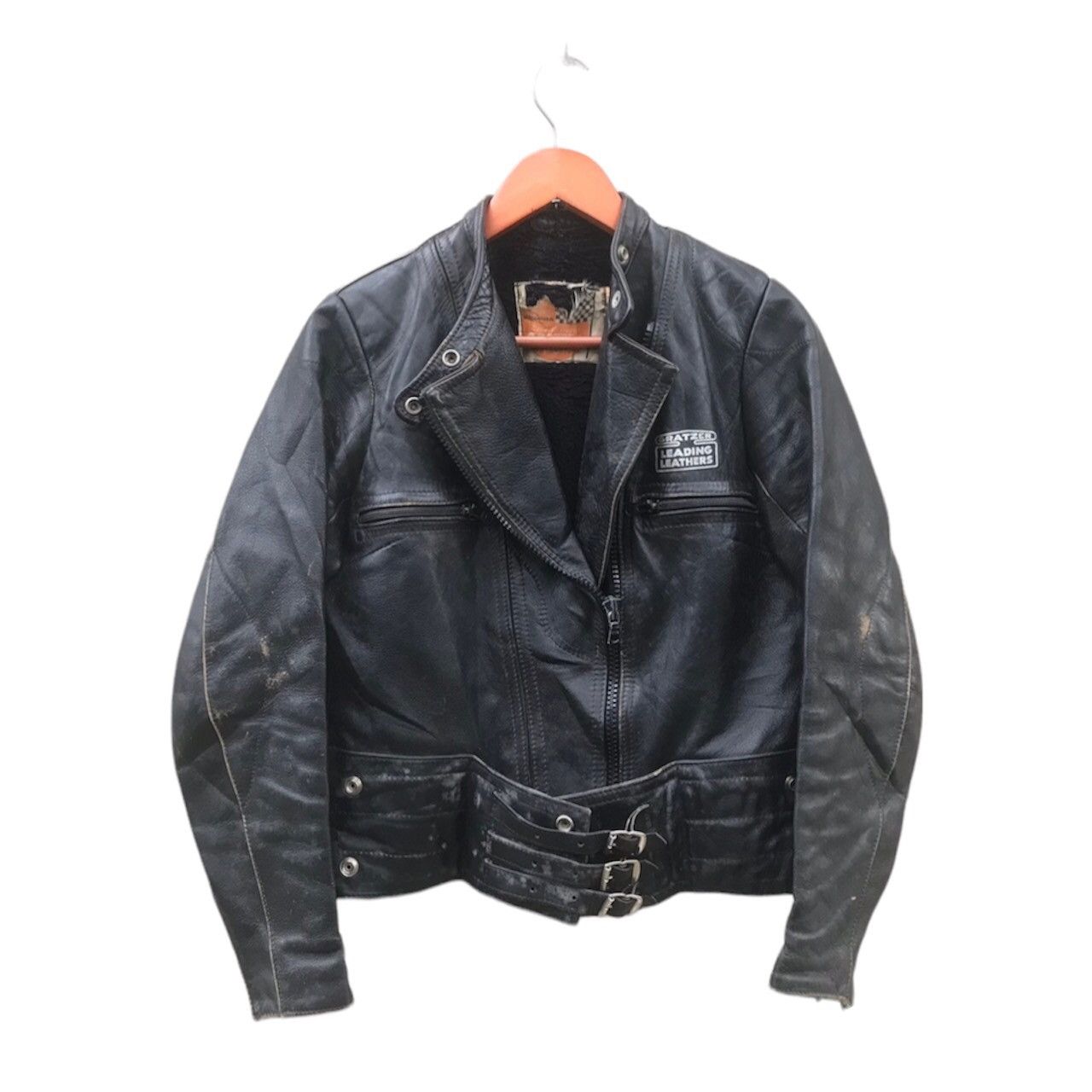 Kadoya × Leather Jacket × Vintage 🔥Rare🔥Vtg 70’s Gratzer Leading ...