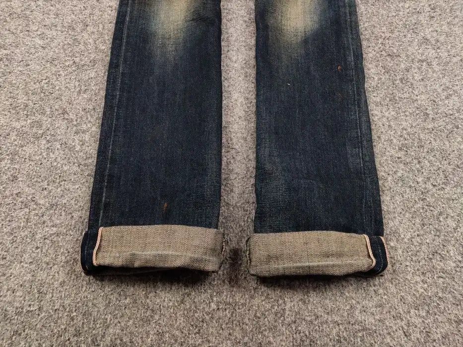Japanese Brand Vintage R.D.D.Designer Japan Distressed Faded Selvage Jeans Size US 32 / EU 48 - 4 Thumbnail