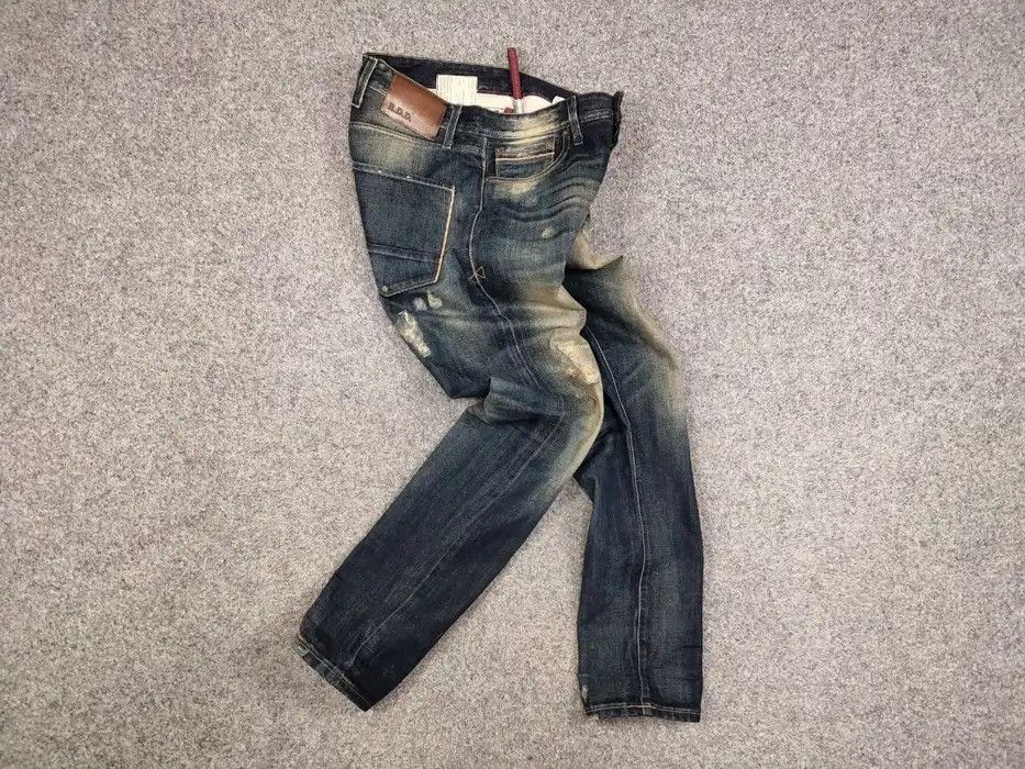 Japanese Brand Vintage R.D.D.Designer Japan Distressed Faded Selvage Jeans Size US 32 / EU 48 - 7 Thumbnail