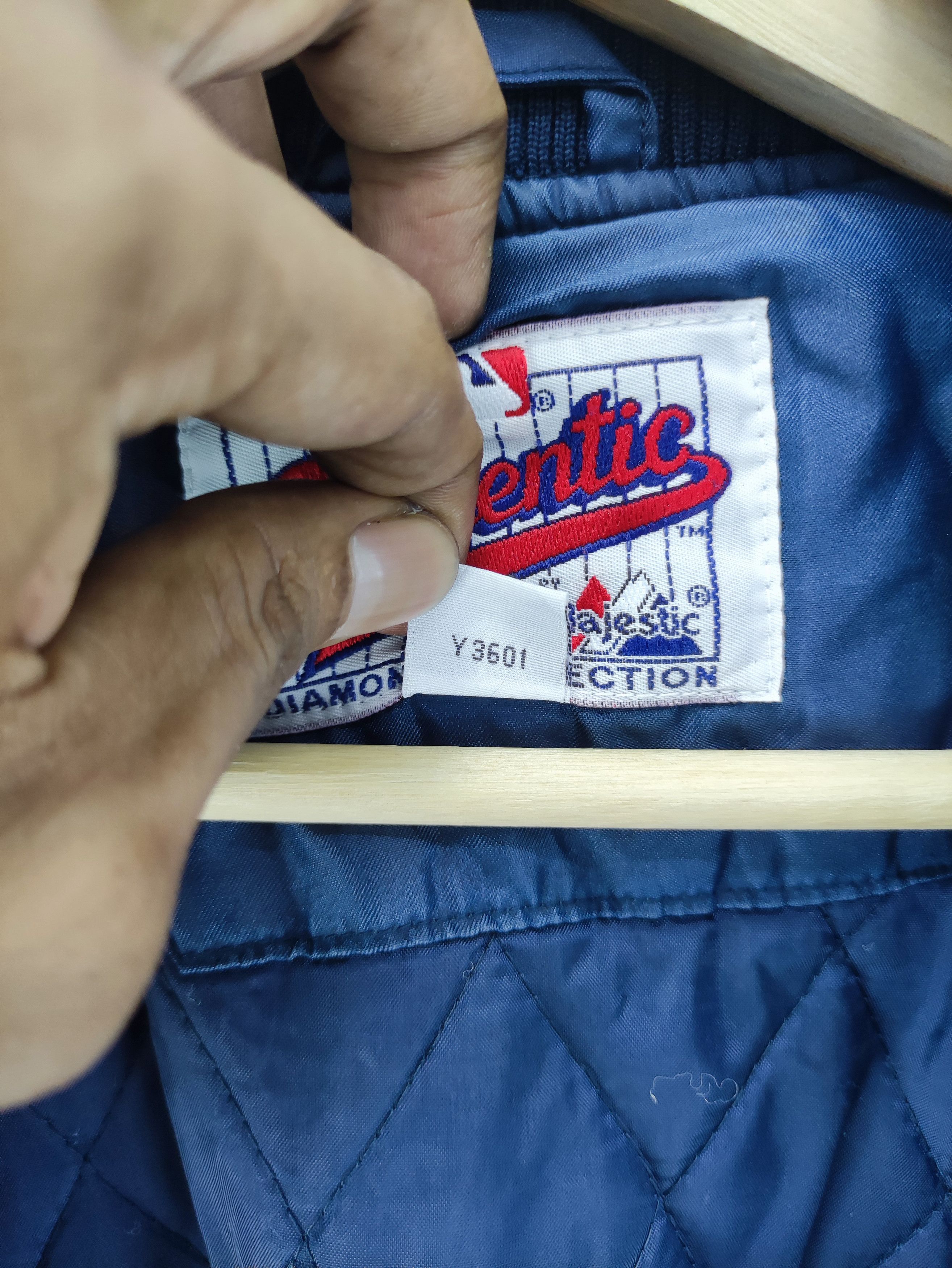Majestic Vintage Yankees Majestic Varsity Jacket Snap Button Size US L / EU 52-54 / 3 - 8 Thumbnail
