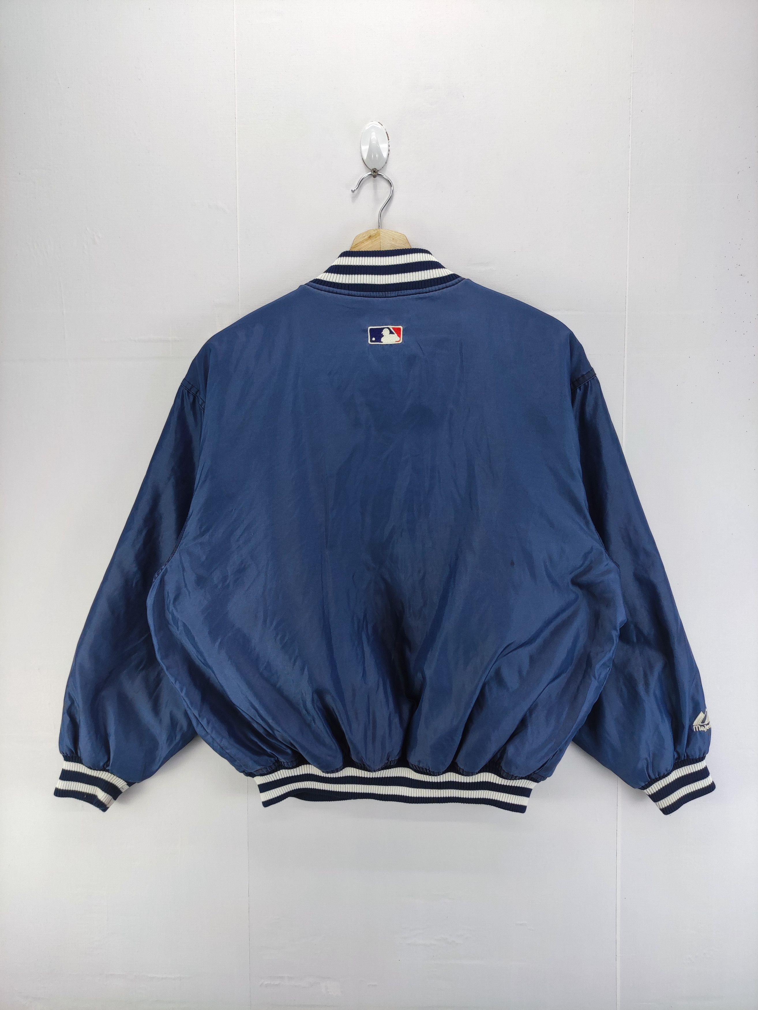 Majestic Vintage Yankees Majestic Varsity Jacket Snap Button Size US L / EU 52-54 / 3 - 14 Thumbnail