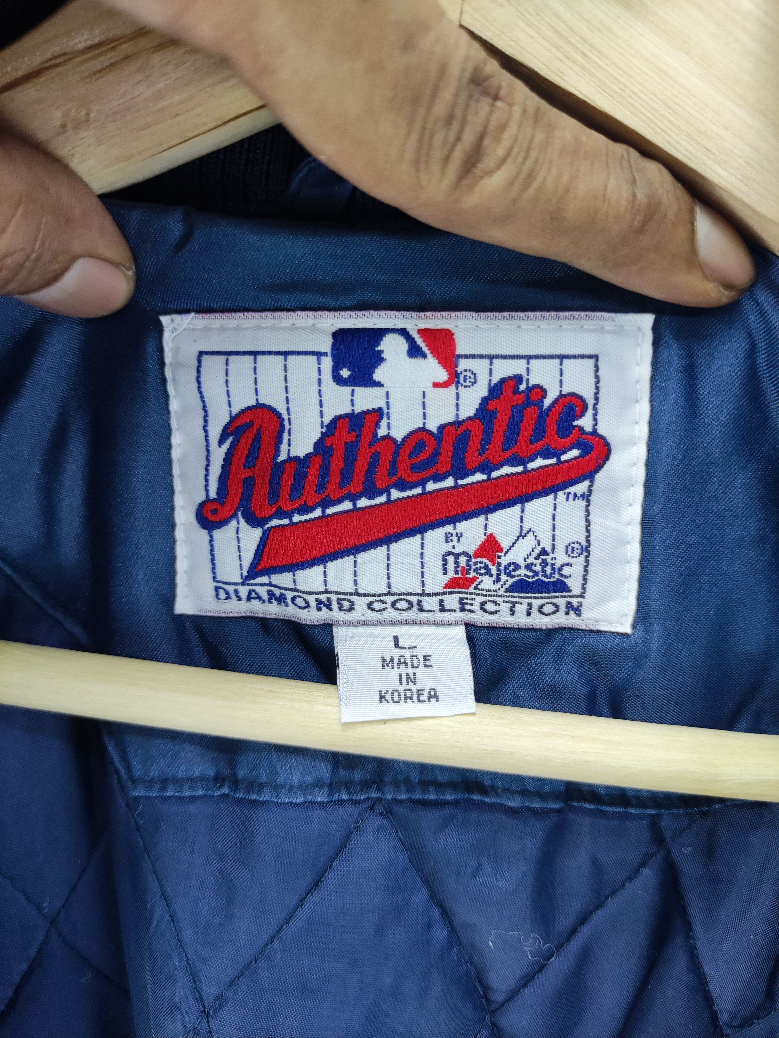 Majestic Vintage Yankees Majestic Varsity Jacket Snap Button Size US L / EU 52-54 / 3 - 7 Thumbnail