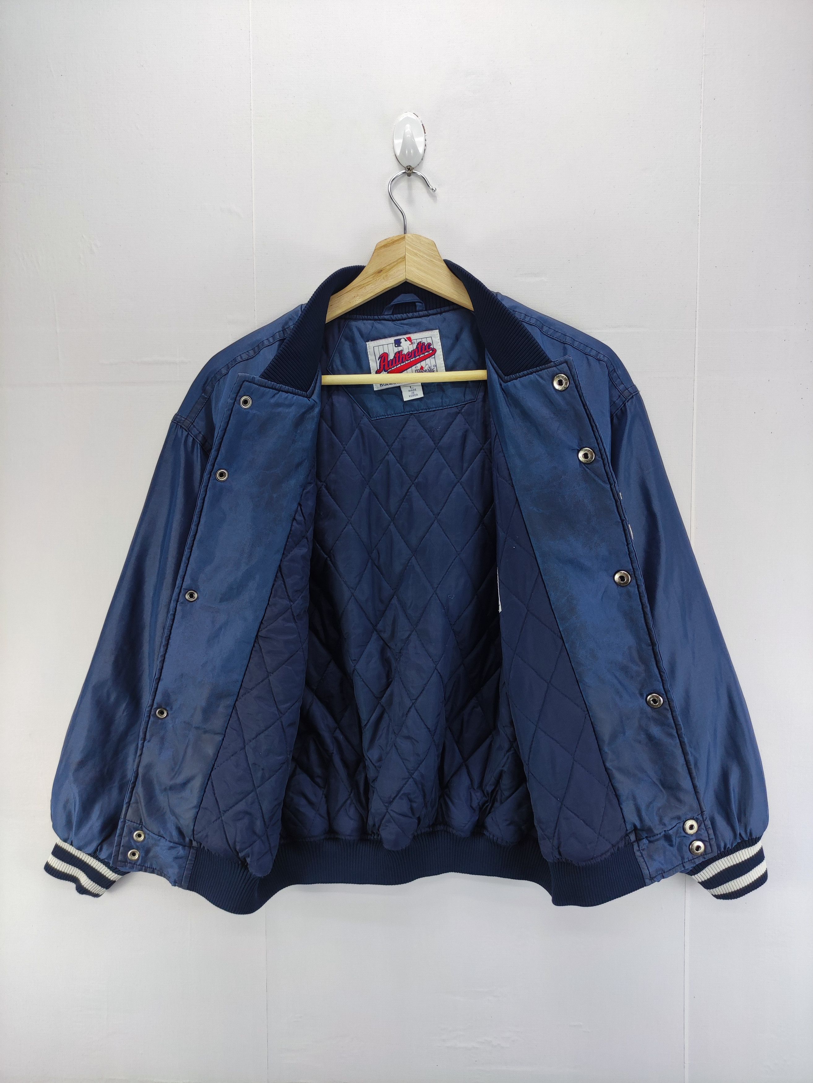 Majestic Vintage Yankees Majestic Varsity Jacket Snap Button Size US L / EU 52-54 / 3 - 6 Thumbnail