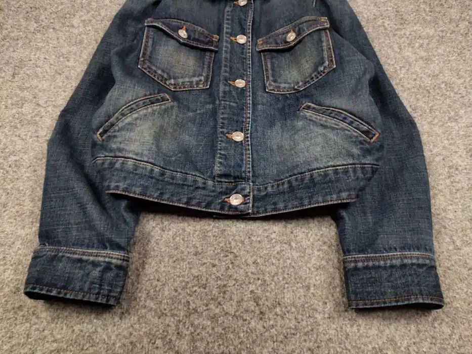 Isabel Marant Etoile Isabel Etoile Marant Bolinea Denim Puff Sleeve Jacket Size S / US 4 / IT 40 - 4 Thumbnail