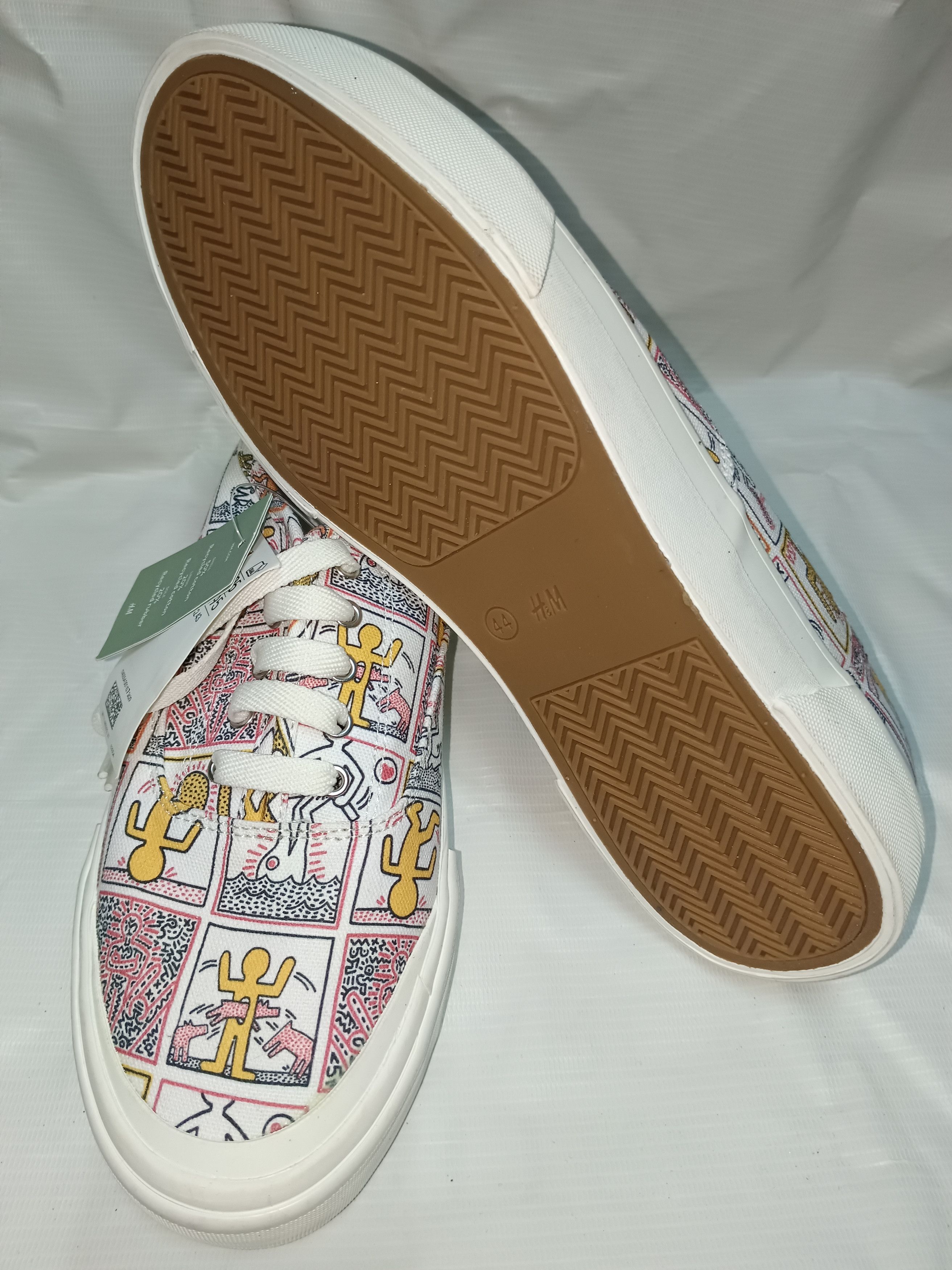 Keith Haring Keith Haring x H&M Patterned canvas trainers Size US 10.5 / EU 43-44 - 5 Thumbnail