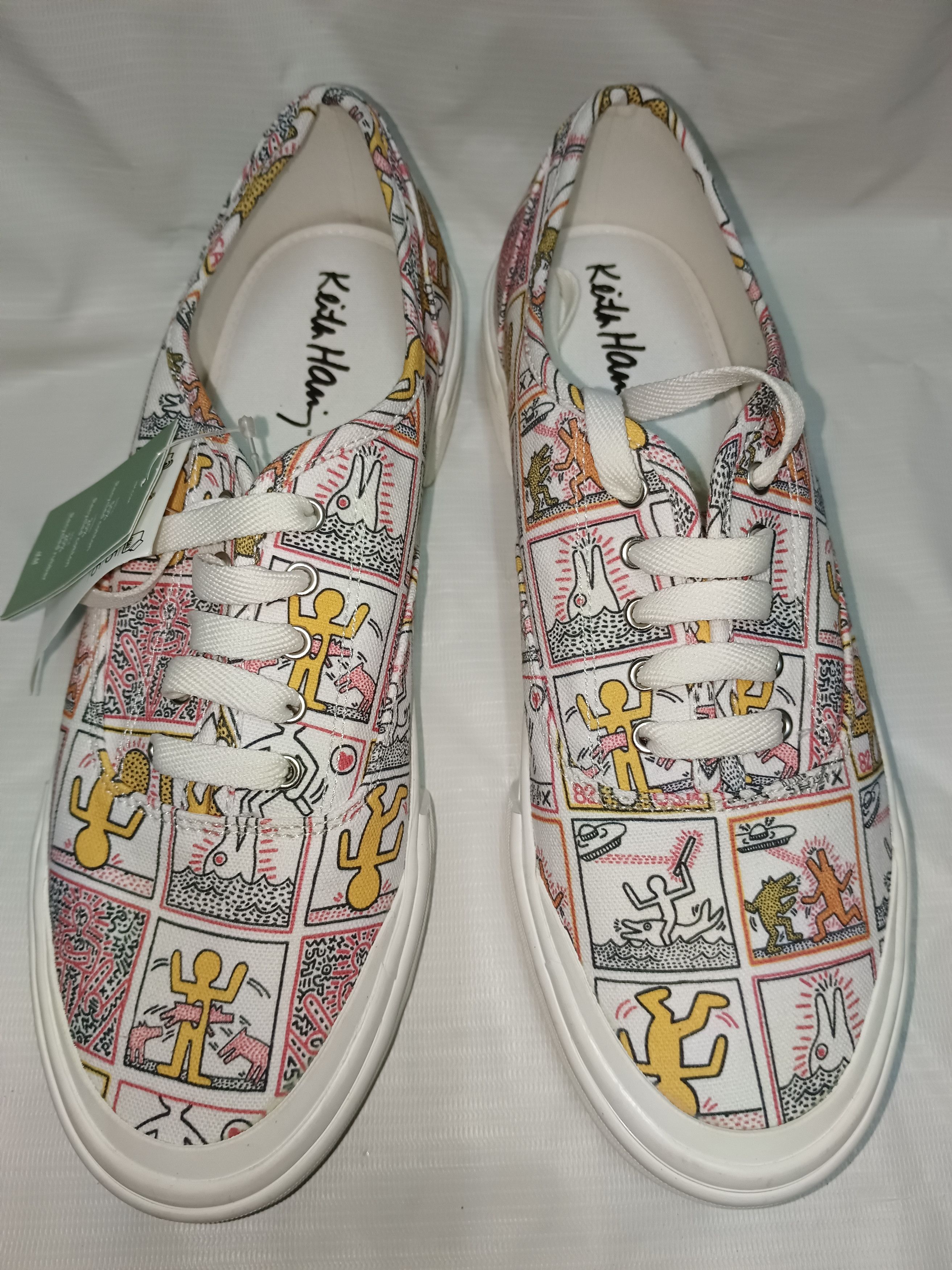 Keith Haring Keith Haring x H&M Patterned canvas trainers Size US 10.5 / EU 43-44 - 1 Thumbnail