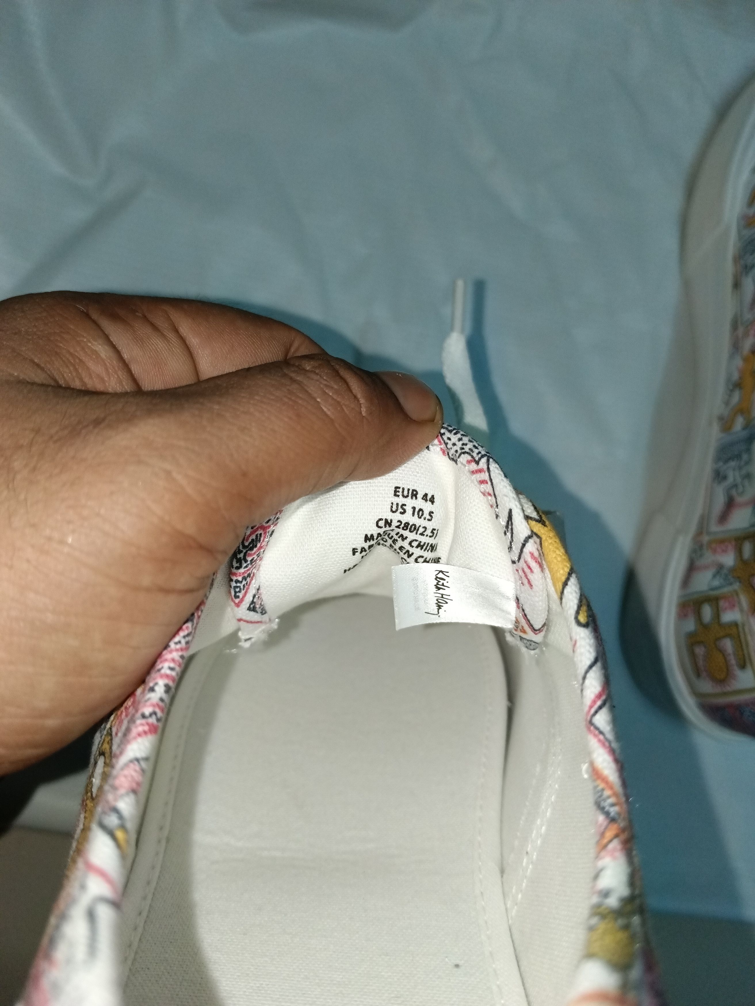 Keith Haring Keith Haring x H&M Patterned canvas trainers Size US 10.5 / EU 43-44 - 3 Thumbnail