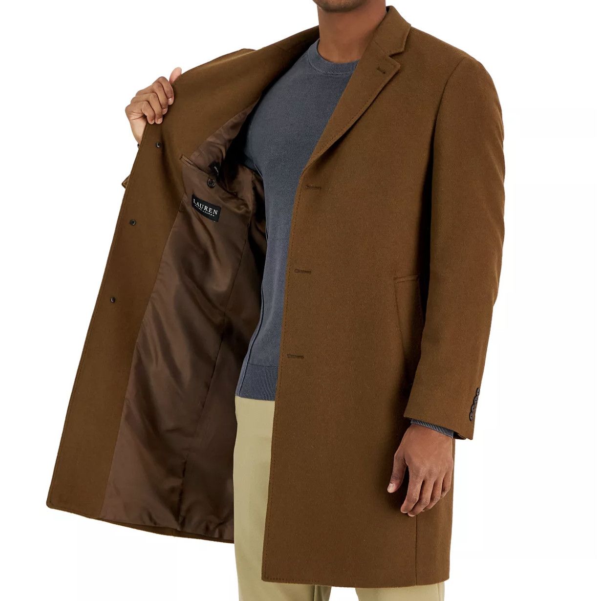 Men’s Luther Luxury Blend Overcoat fashion