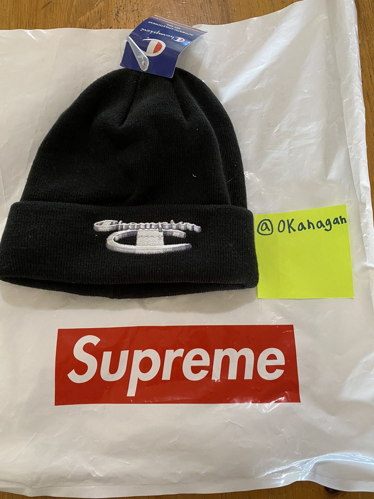 Champion × Supreme Supreme Champion 3D Metallic Beanie Size ONE SIZE - 2 Thumbnail