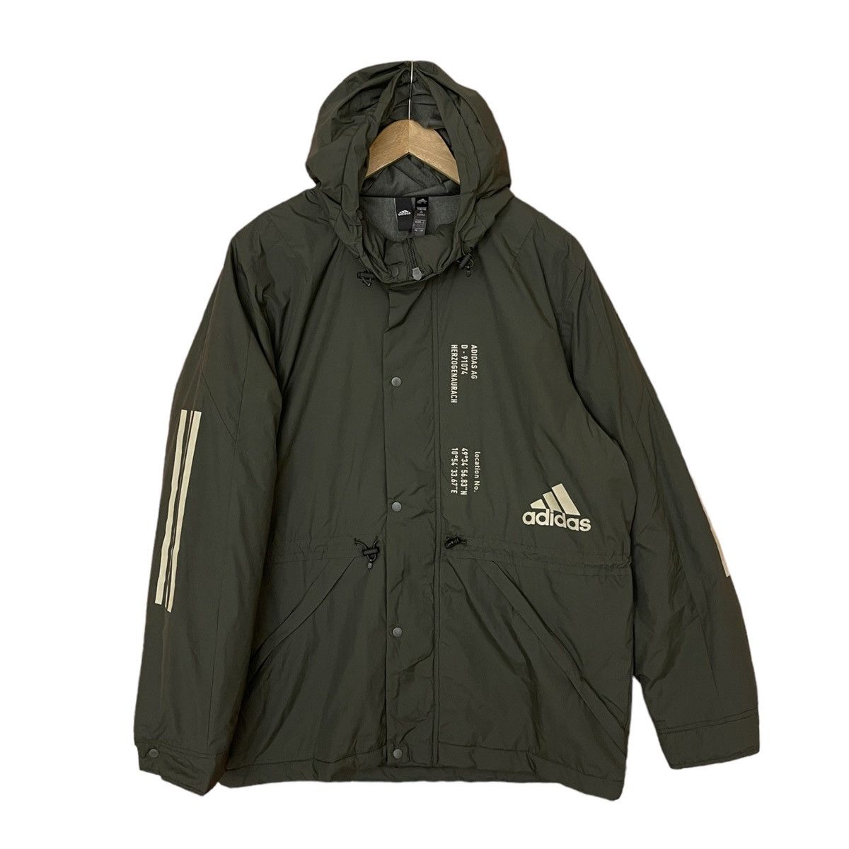 Adidas Adidas jacket outwear jacket hoodie Size US L / EU 52-54 / 3 - 1 Thumbnail