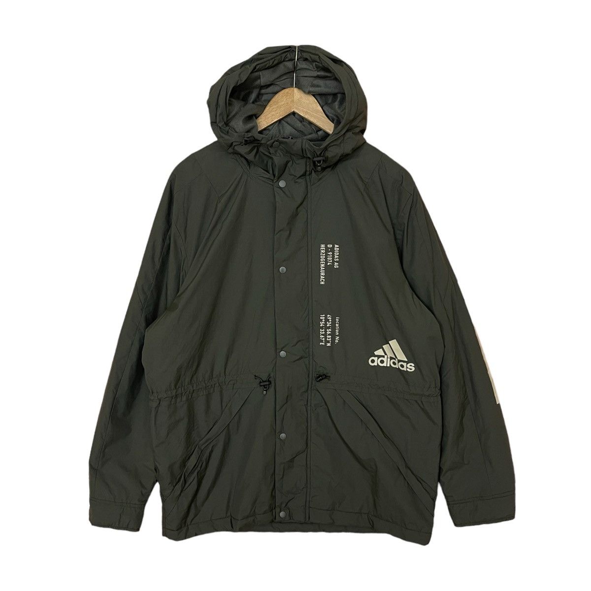 Adidas Adidas jacket outwear jacket hoodie Size US L / EU 52-54 / 3 - 2 Thumbnail