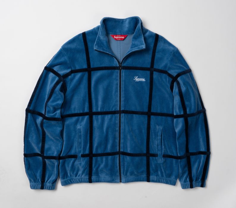 Supreme 📌SUPREME Y2K Grid Taping Velour Jacket and Sweatpant