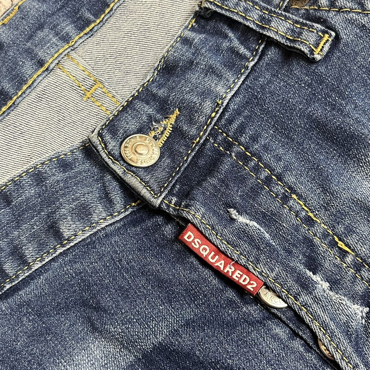 Dsquared2 × Vintage Rare dsq Dsquared2 Distressed Biker denim jeans pants Size US 34 / EU 50 - 8 Thumbnail
