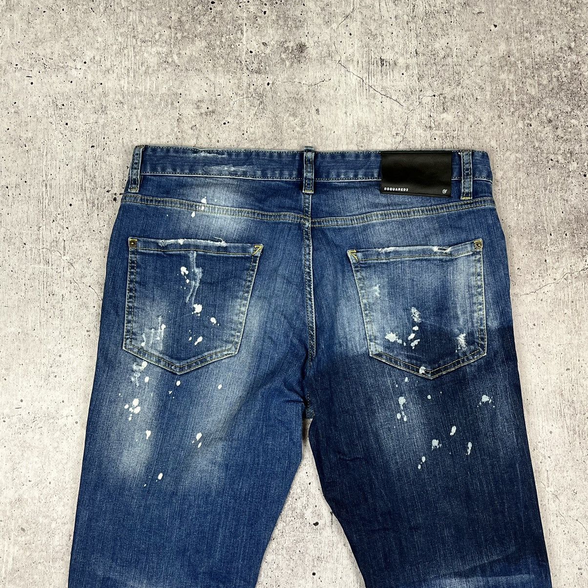 Dsquared2 × Vintage Rare dsq Dsquared2 Distressed Biker denim jeans pants Size US 34 / EU 50 - 7 Thumbnail